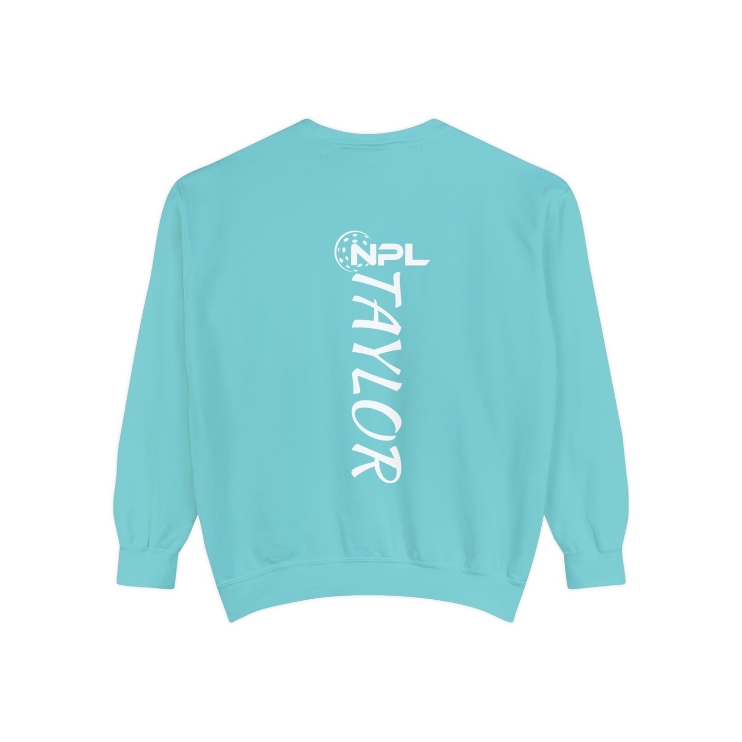 Boca Raton Picklers NPL Team Beachy Garment Dyed Crew - last name on back