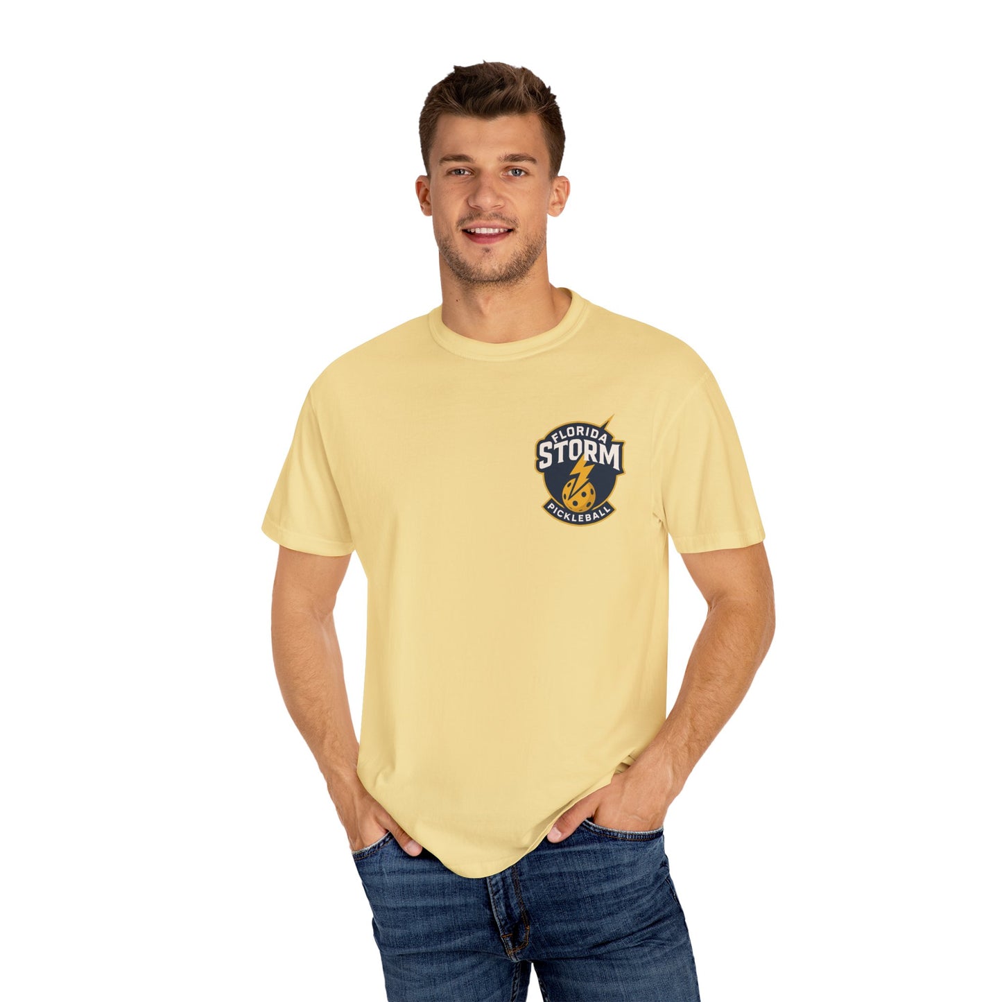 Florida Storm Garment Dyed Unisex T - Add name
