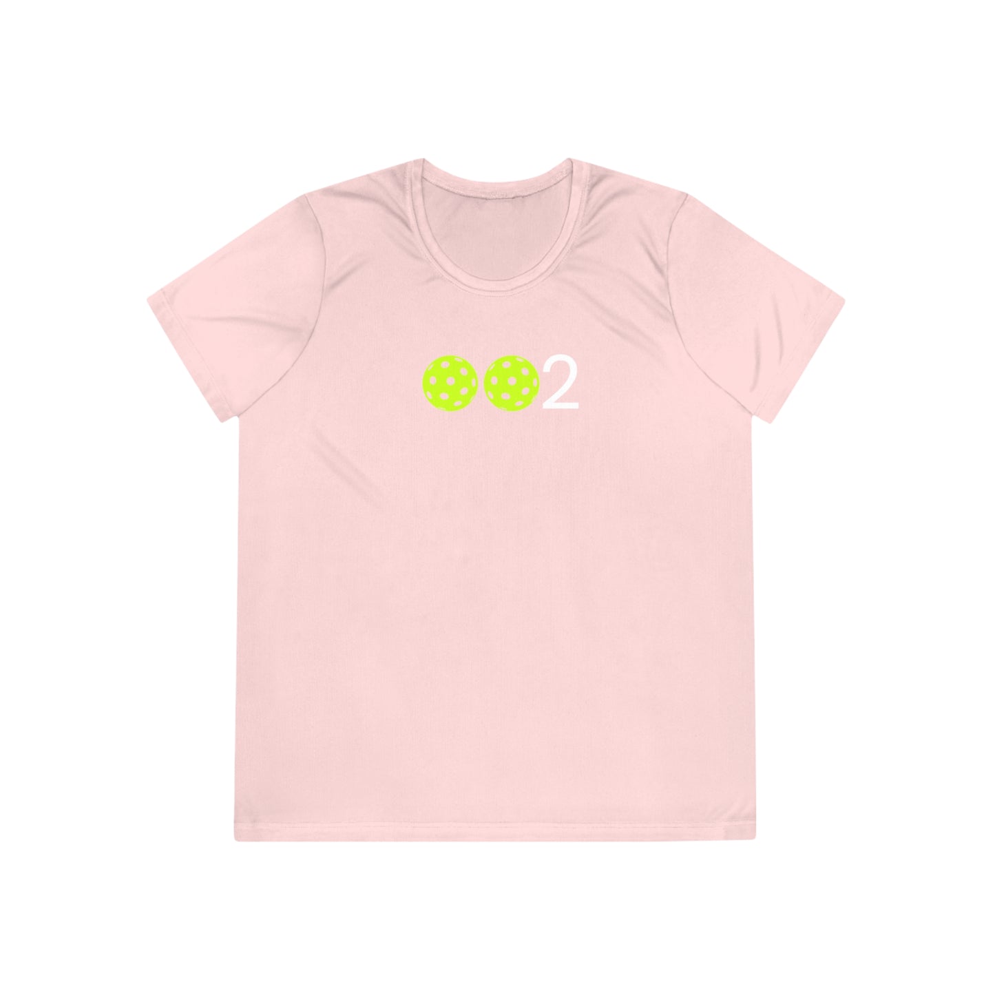 PICKLZ SPF 40 Ladies Moisture Wicking Competitor Tee - add your number in instructions