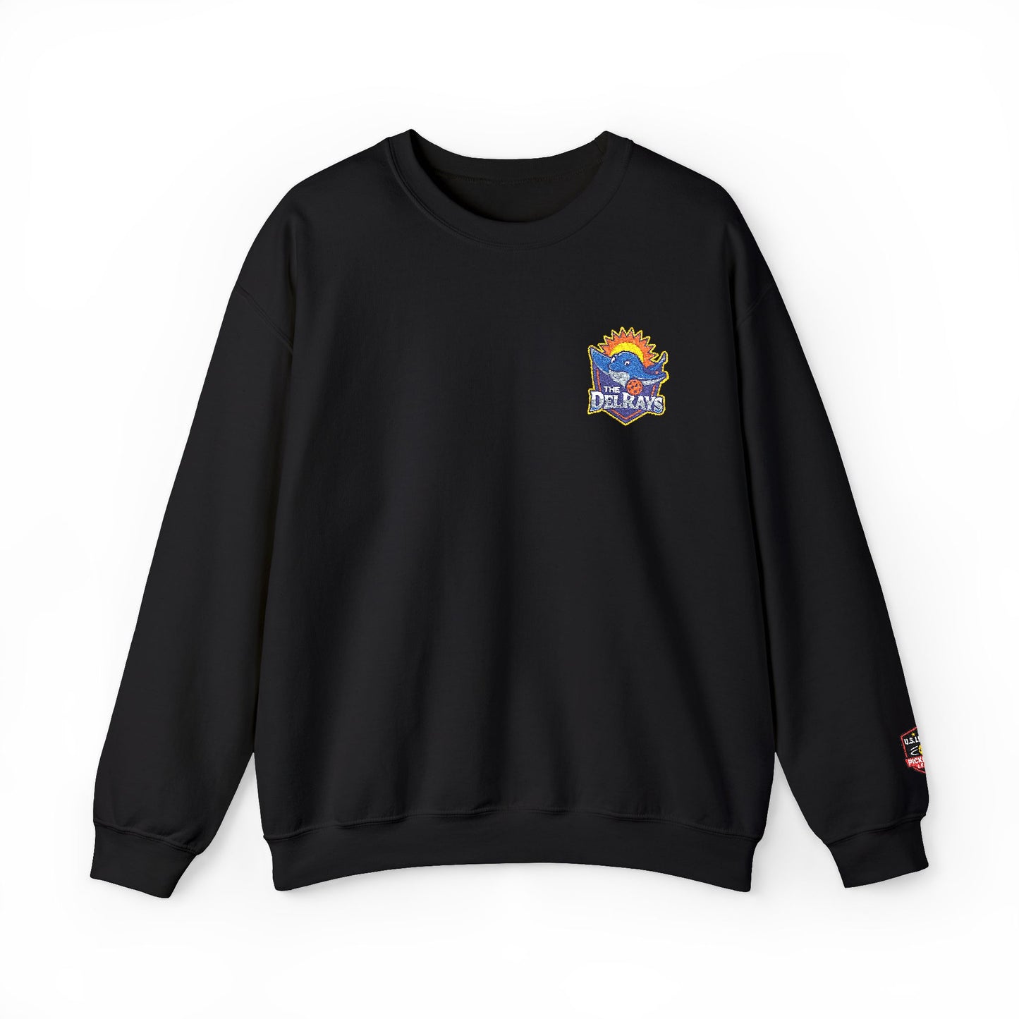 The Del Rays Unisex Embroidered Left Chest, Cuff only Crew