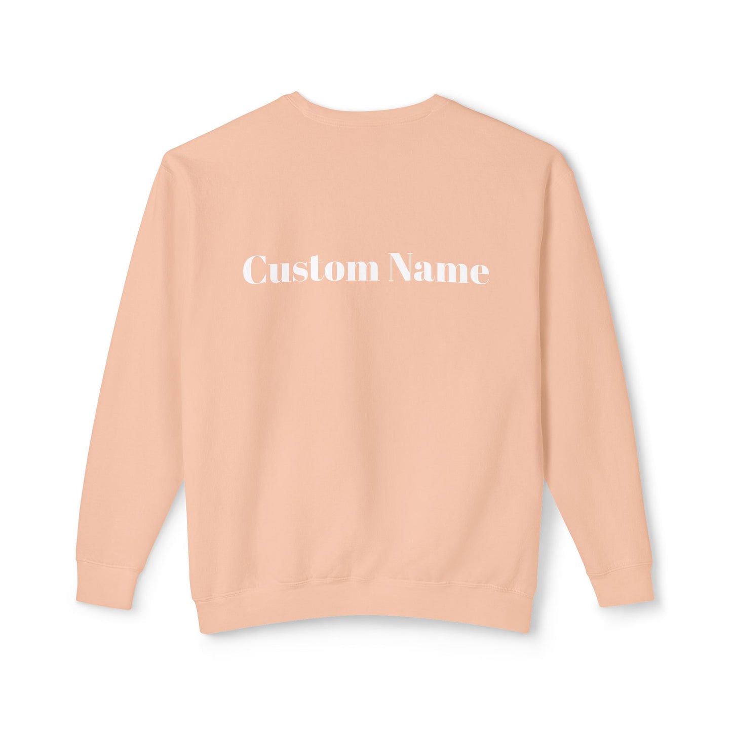 Tucson Pickleball Unisex Lightweight Garment Dyed Crewneck Sweatshirt. Can customize back or sleeve