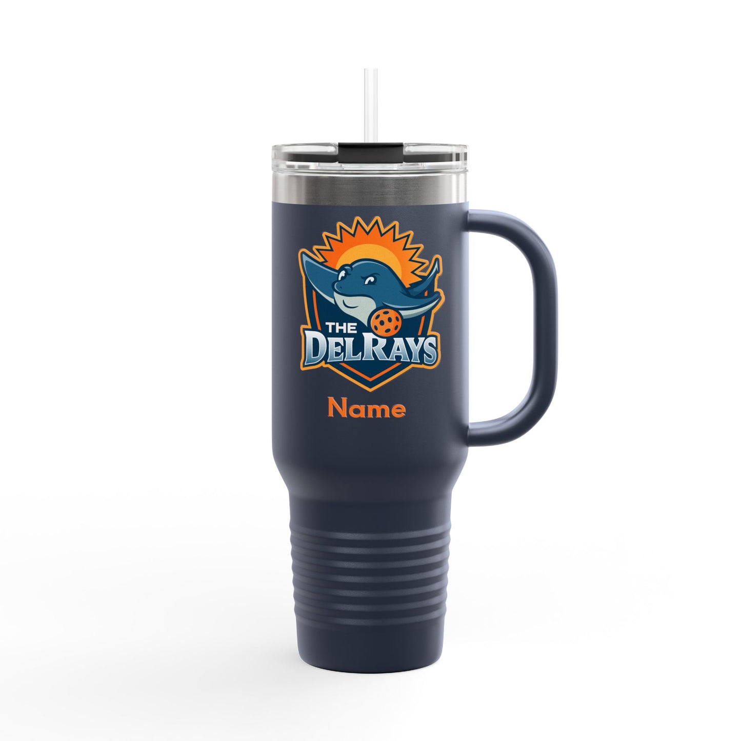 The Del Rays Insulated Stainless Steel Travel Mug, 40oz