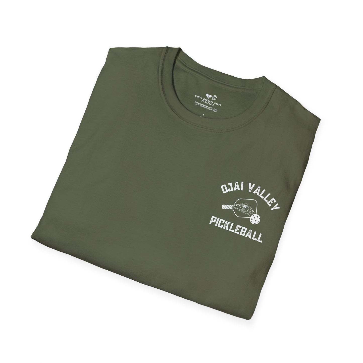 Ojai Valley Pickleball - Men’s Softstyle T-Shirt