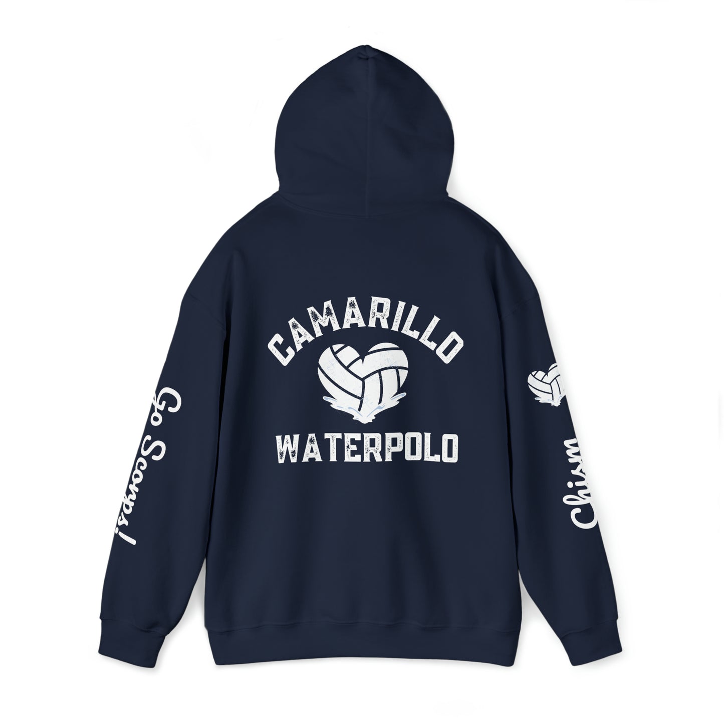 Chism Camarillo Waterpolo Hoodies - CUSTOMIZE any side - put in the notes of order