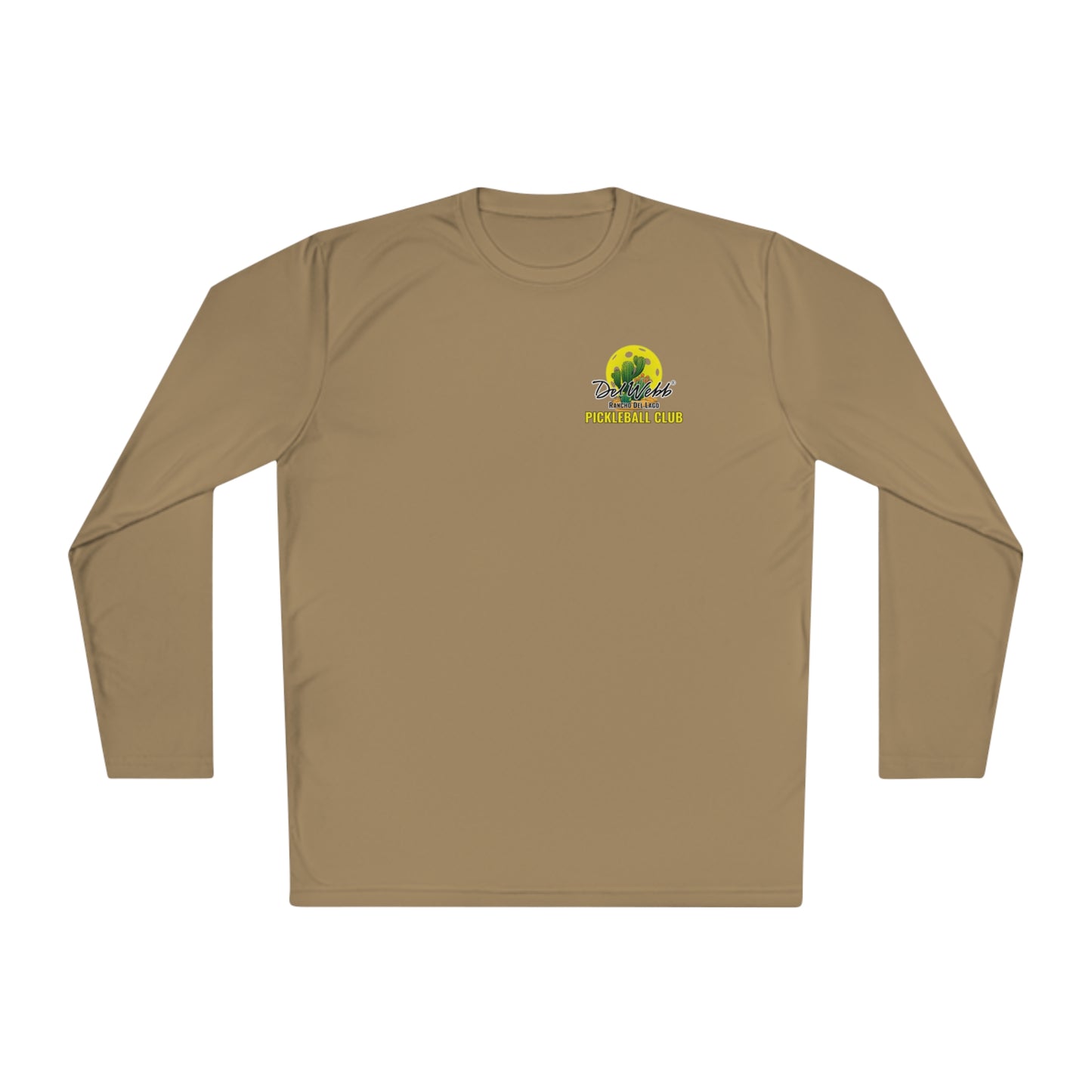 Del Webb Country Club. Fuller Cut -Unisex Moisture Wicking, SPF 40, Lightweight Long Sleeve