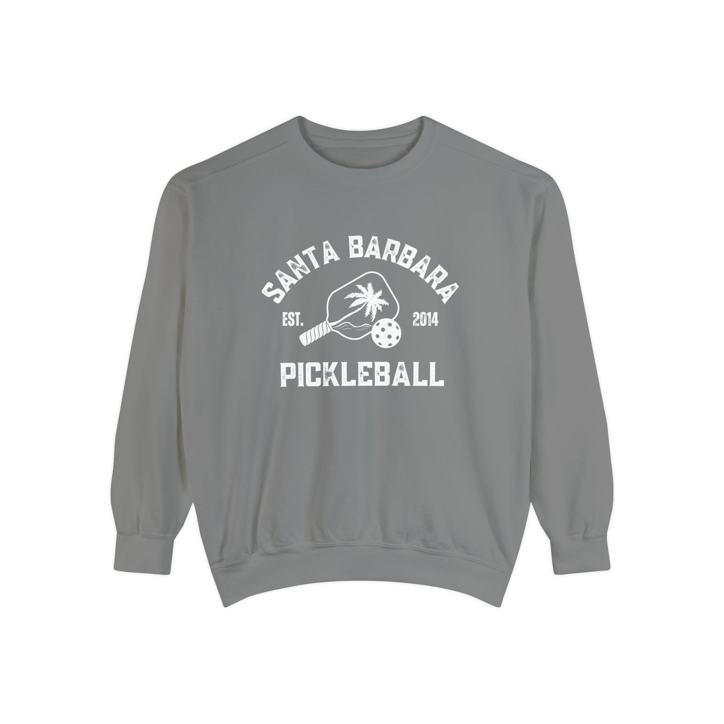 Santa Barbara Pickleball Beachy Comfort Colors -Garment Dyed Crews