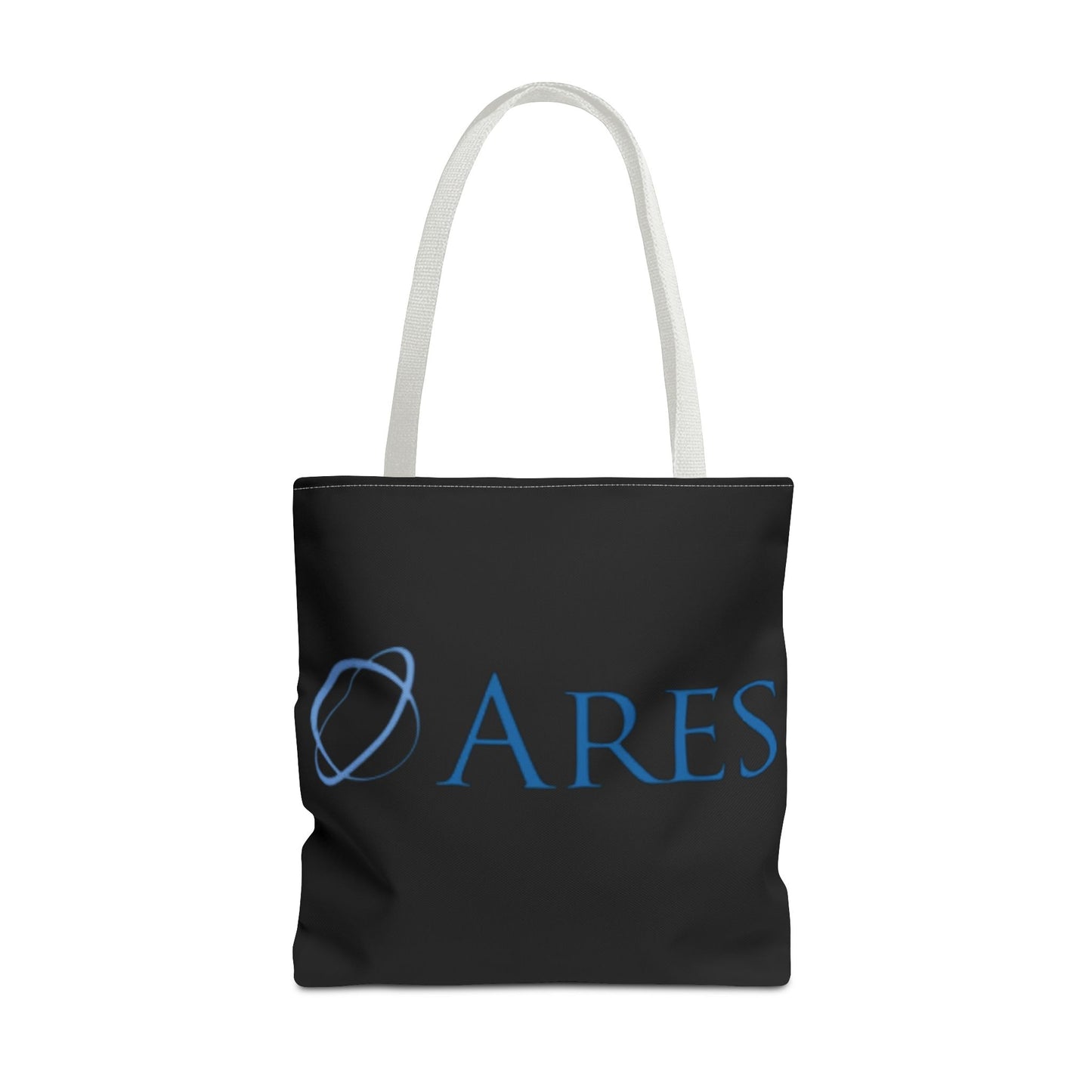 Ares Logo Tote Bag - Stylish Black Carryall for Everyday Use