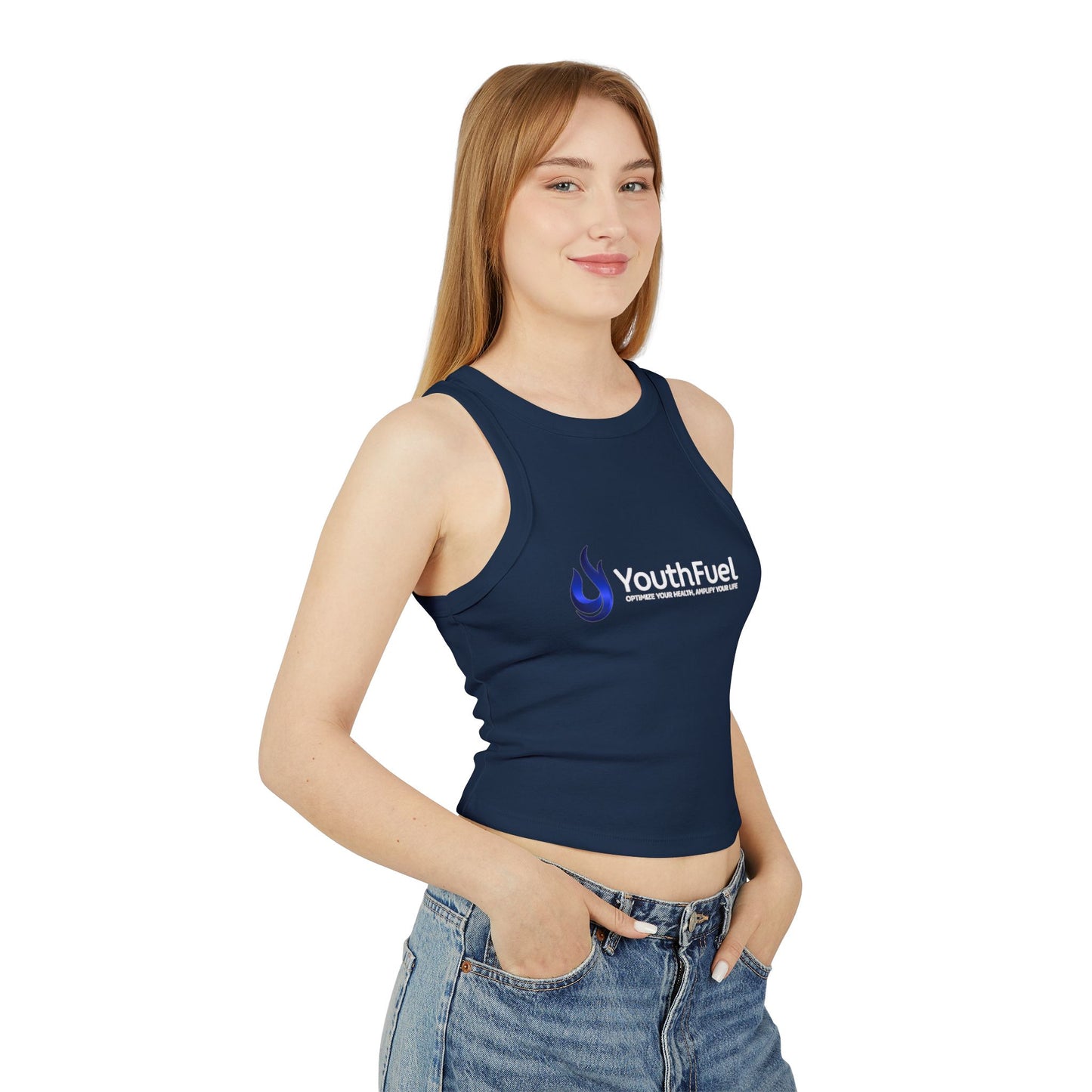 YouthFuel - Dark Colors- Women's Micro Rib Racer Tank Top