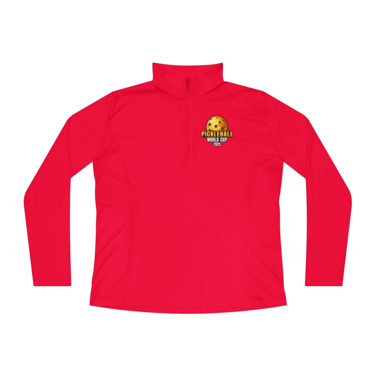 Team USA Ladies Quarter-Zip SPF 40 Moisture Wicking - 2 sided logo