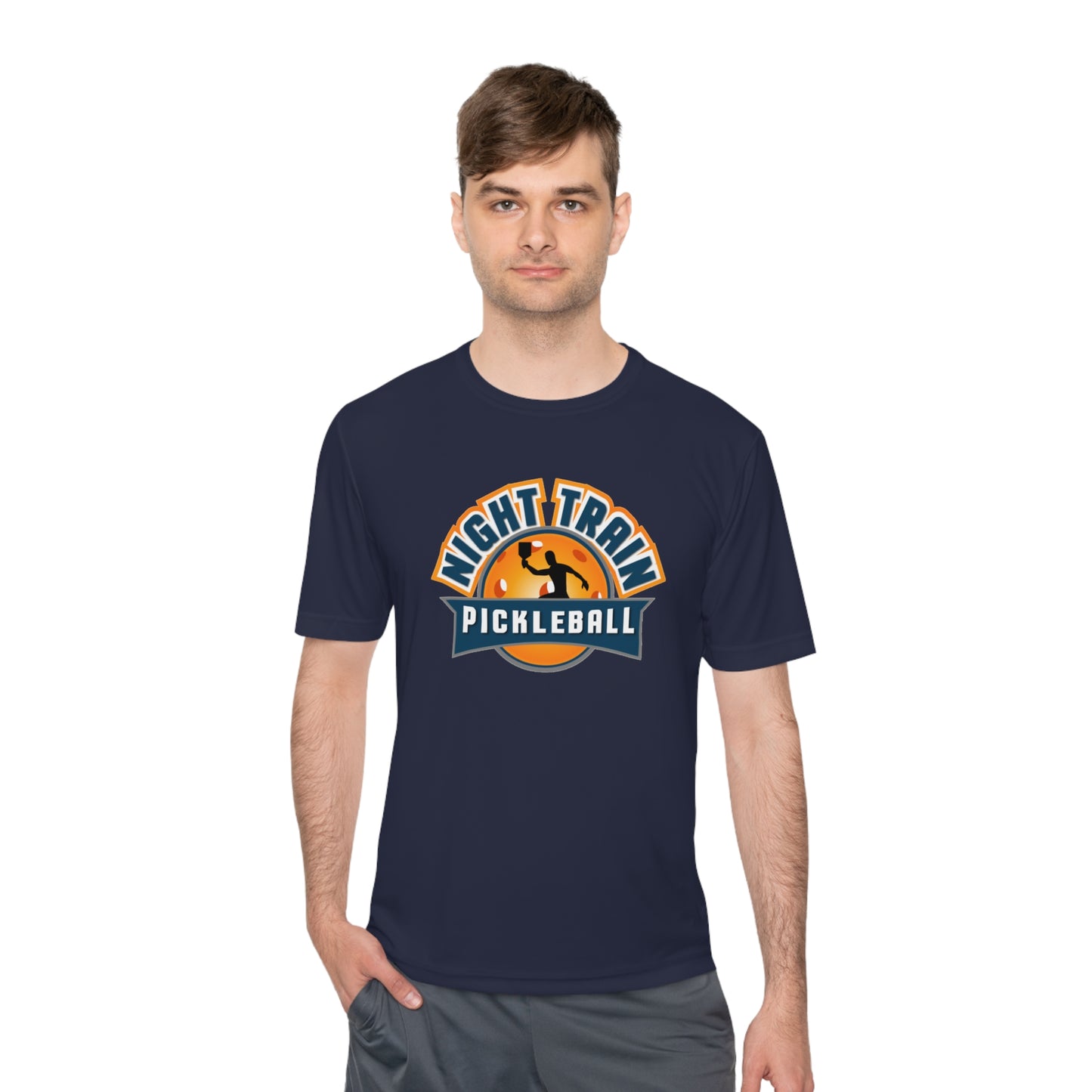 Night Train SPF40 Unisex Men’s Cut Moisture Wicking Tee -
