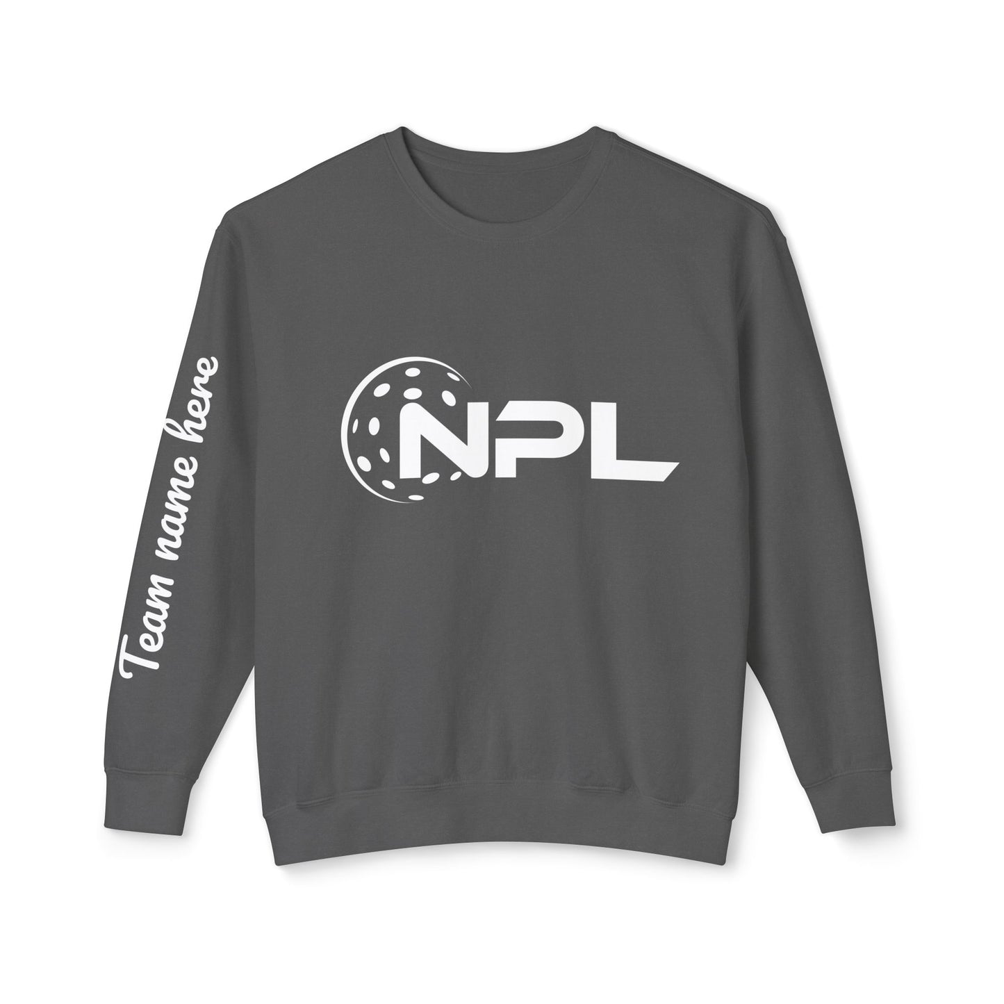 NPL Customize Any Side Unisex Lightweight Garment Dyed Crew