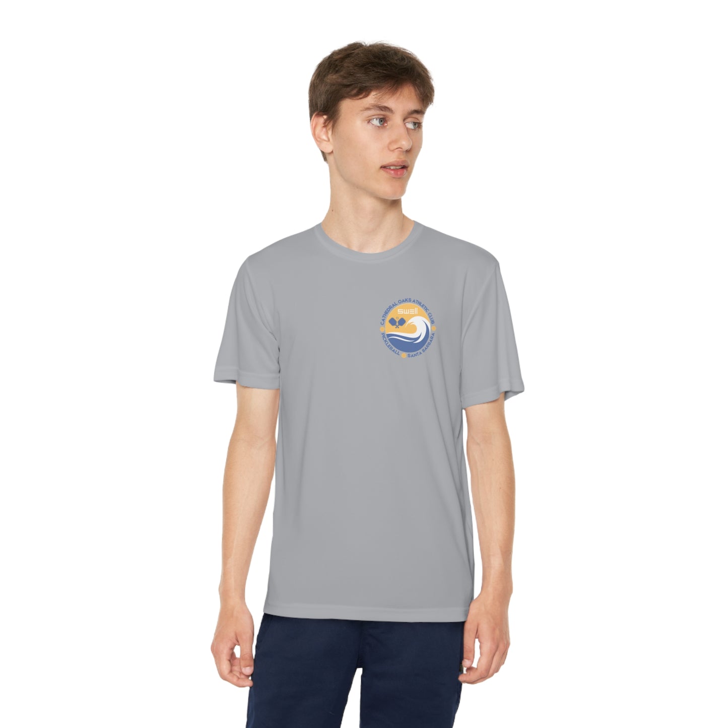 Cathedral Oaks - SWELL - Pickleball -Youth Competitor Tee - can add name