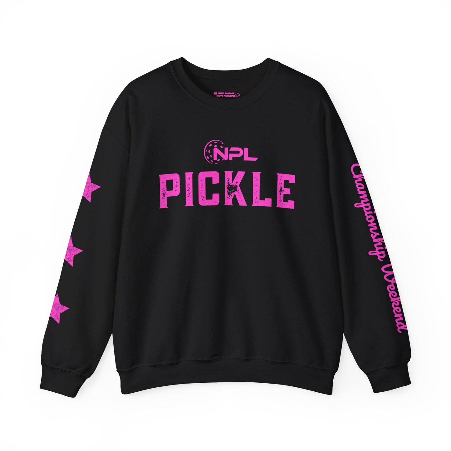 PICKLE distressed NPL Championship Weekend Unisex Crew - Plush 50/50