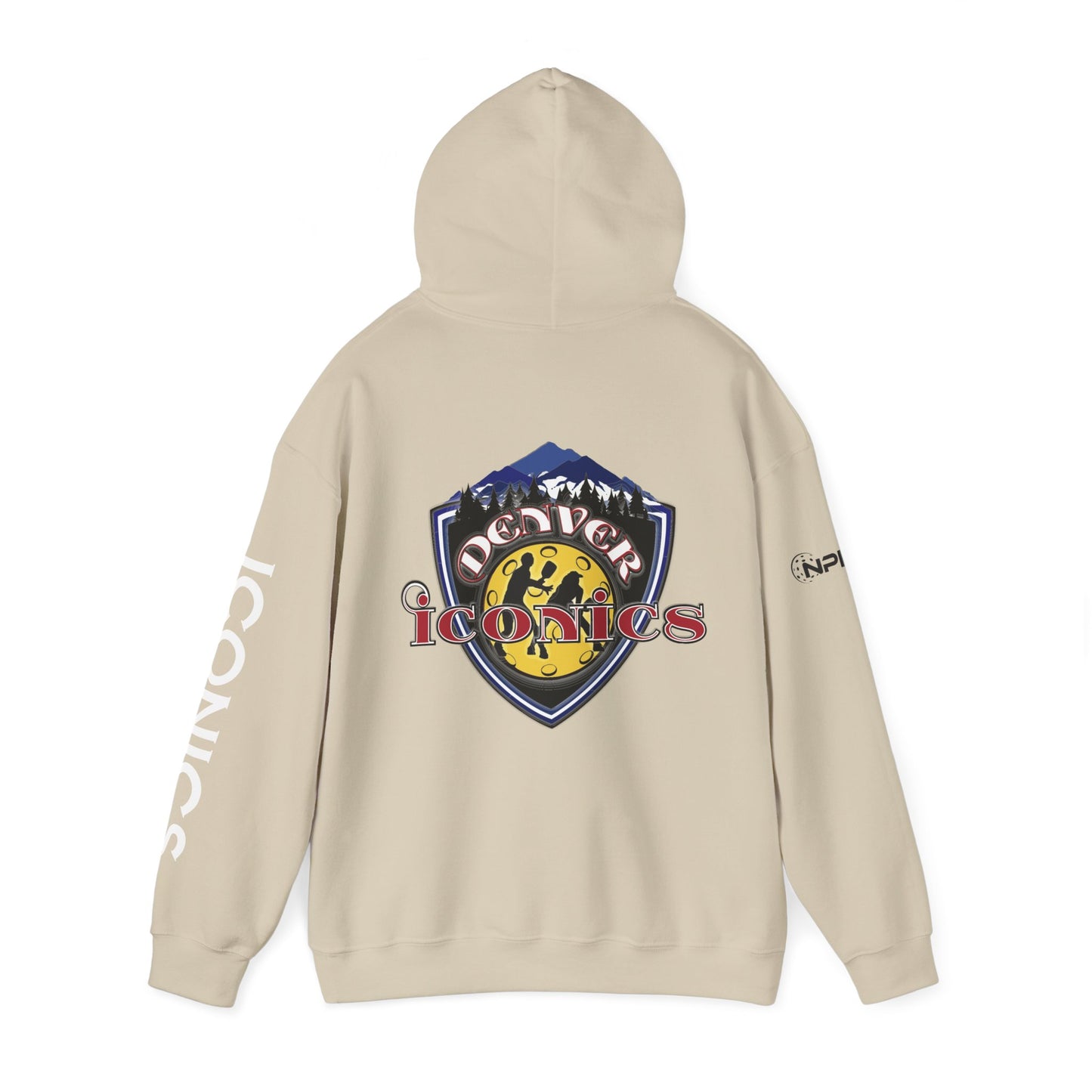 Denver Iconics NPL Team - 4 Sided Design - Unisex Hoodie (customize name)