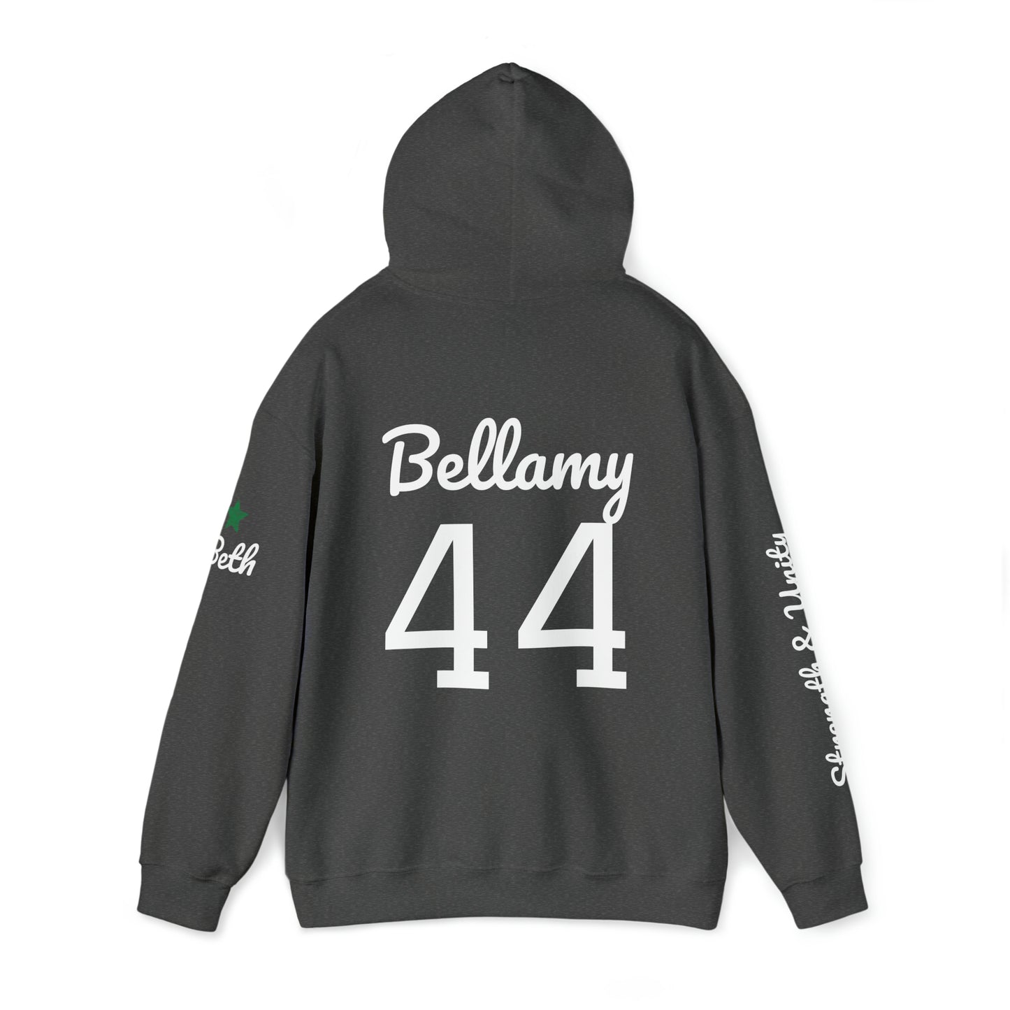 OKC Punishers Hoodie w/ Stars Green Letters - customize sleeve & back