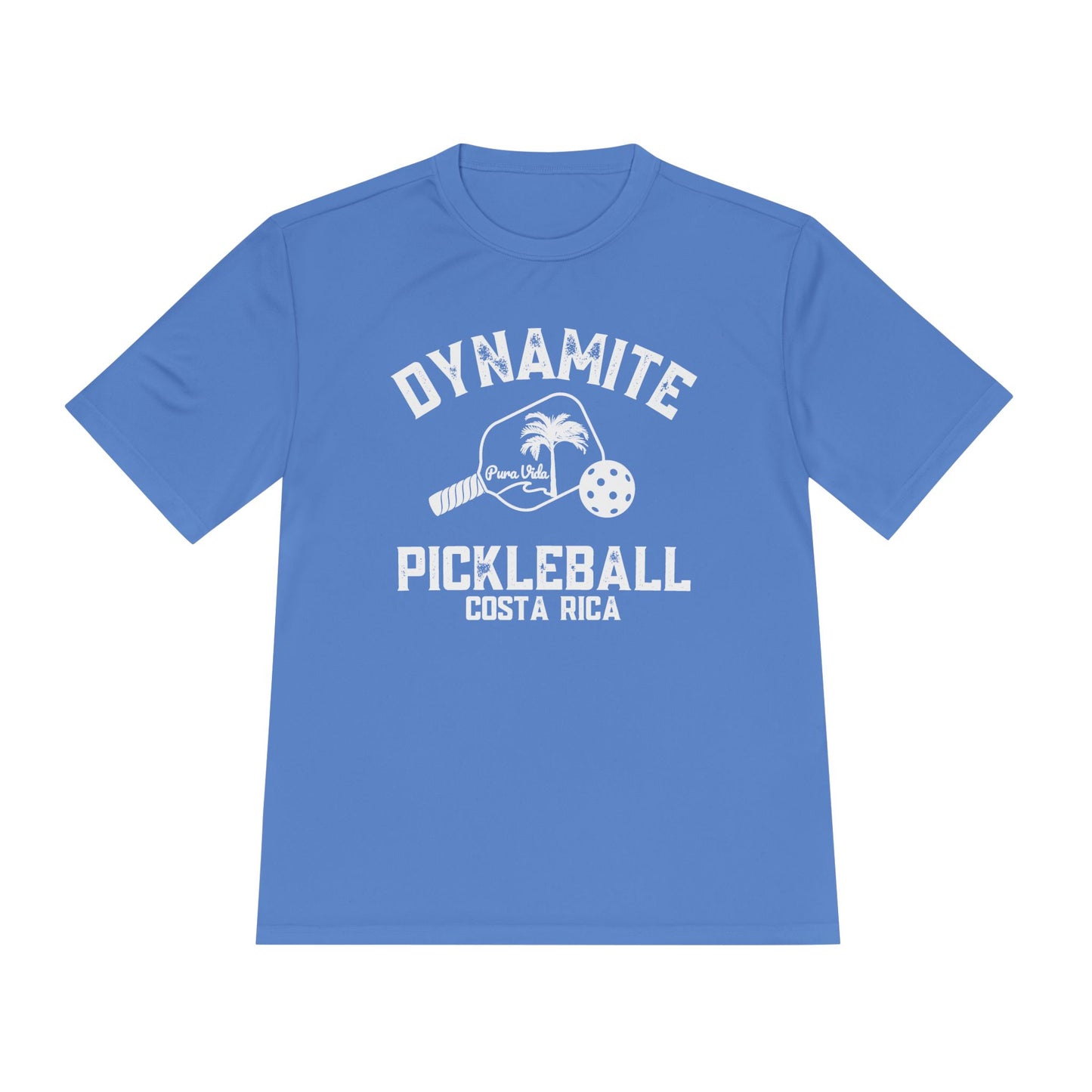 Pura Vidas Unisex SPF 40, Moisture Wicking Dynamite Pickleball T