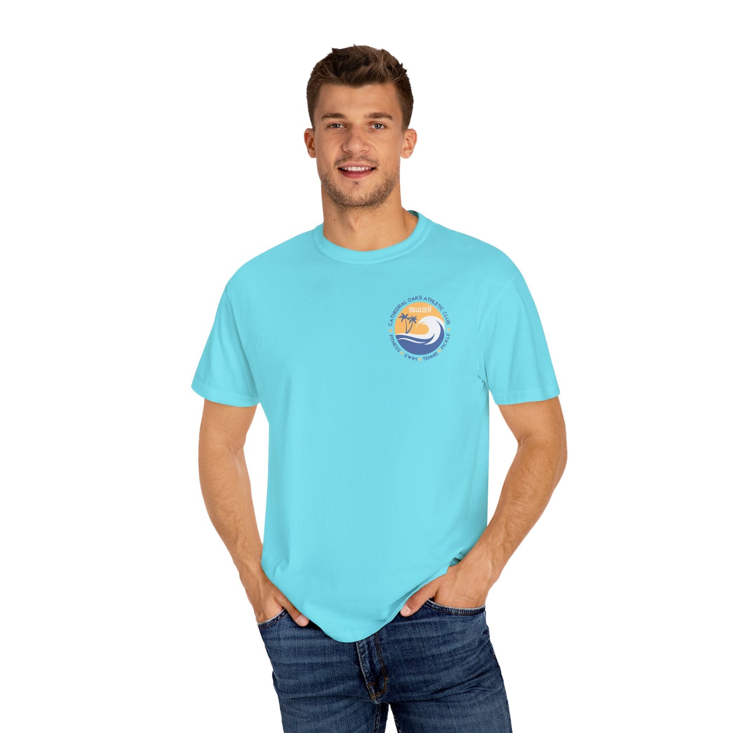 Cathedral Oaks Athletic Club - Fitness/Swim/Tennis/Pickle -Unisex Garment-Dyed T-shirt