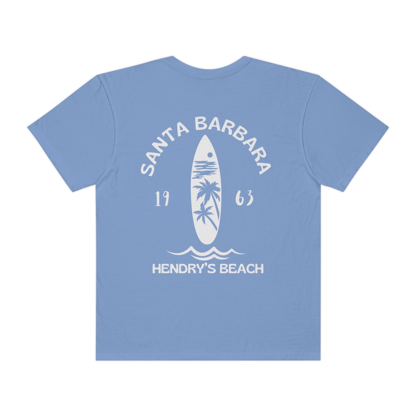 Santa Barbara Hendry’s Beach T-shirt - Comfort Colors- oversized fit