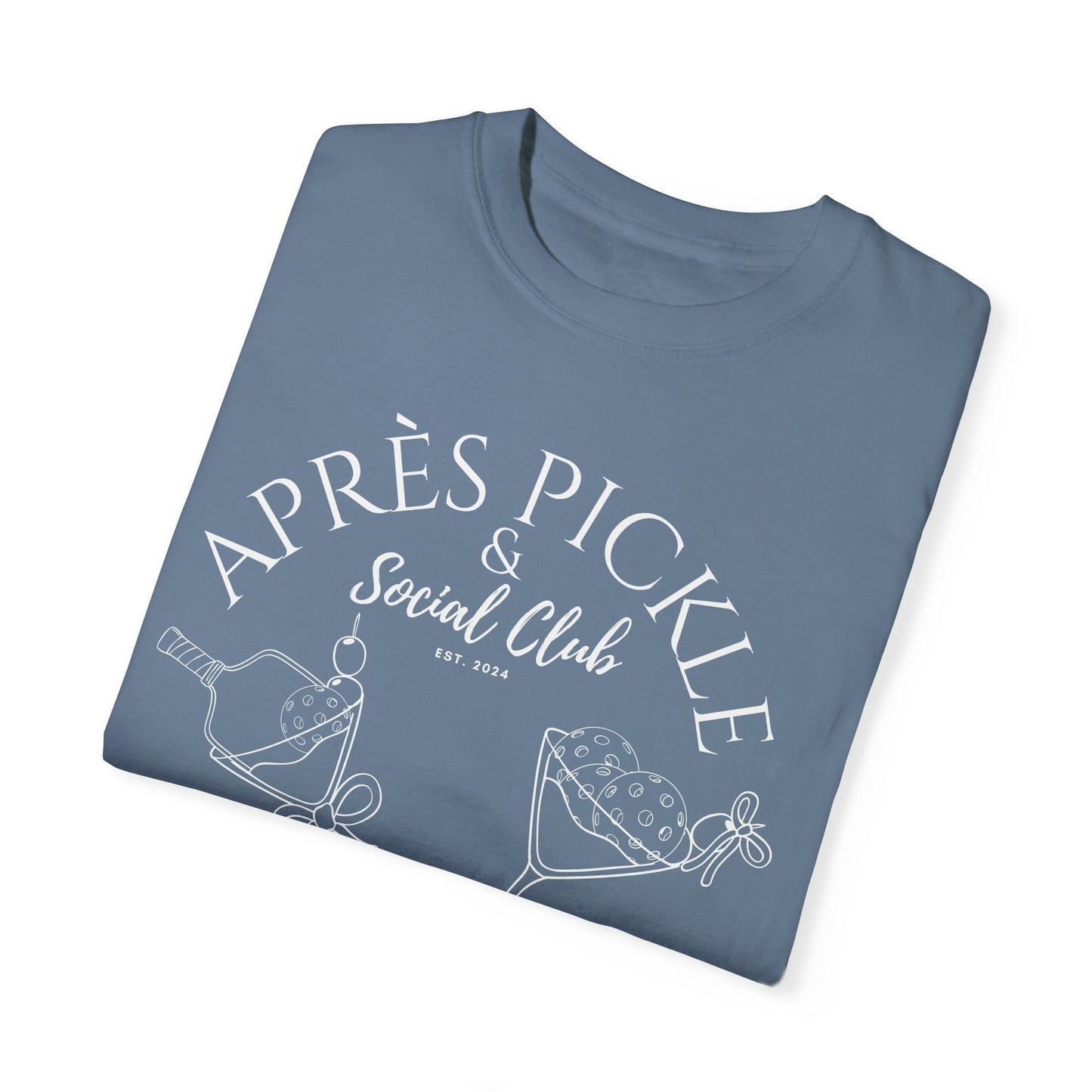 APRES Pickle & Social Club Unisex Garment-Dyed T-shirt