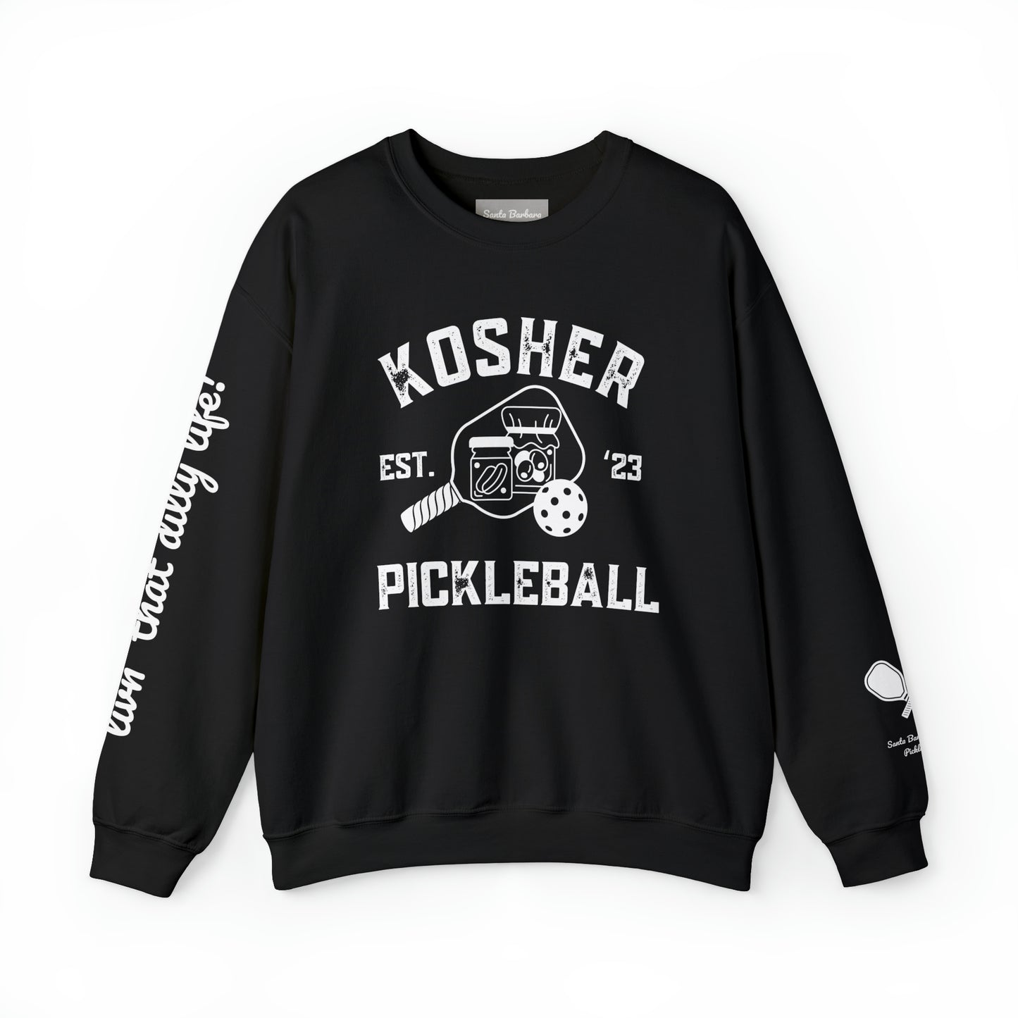 Kosher Pickleball Crew - Livin’ that dilly life! Can add your name to the sleeve please add in notes
