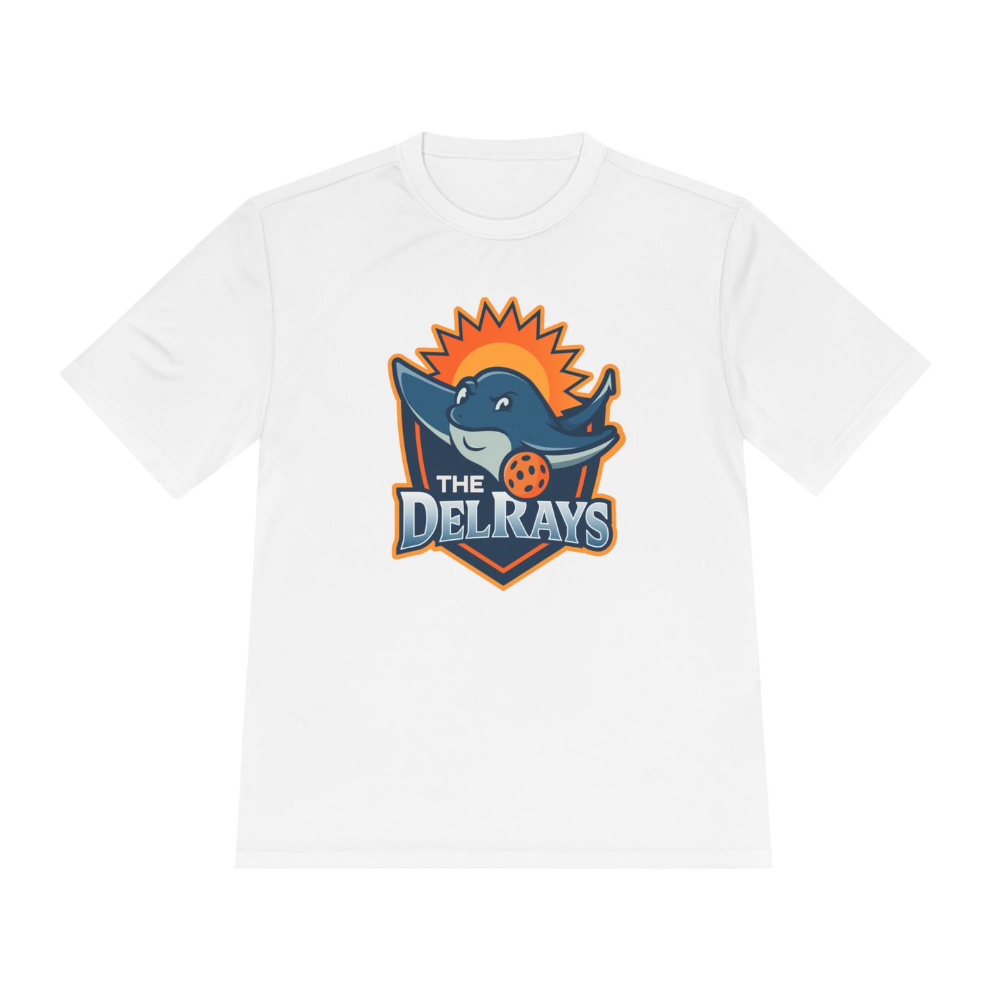 The Del Rays Sport Tek Men’s SPF 40 Moisture Wicking T - Add name