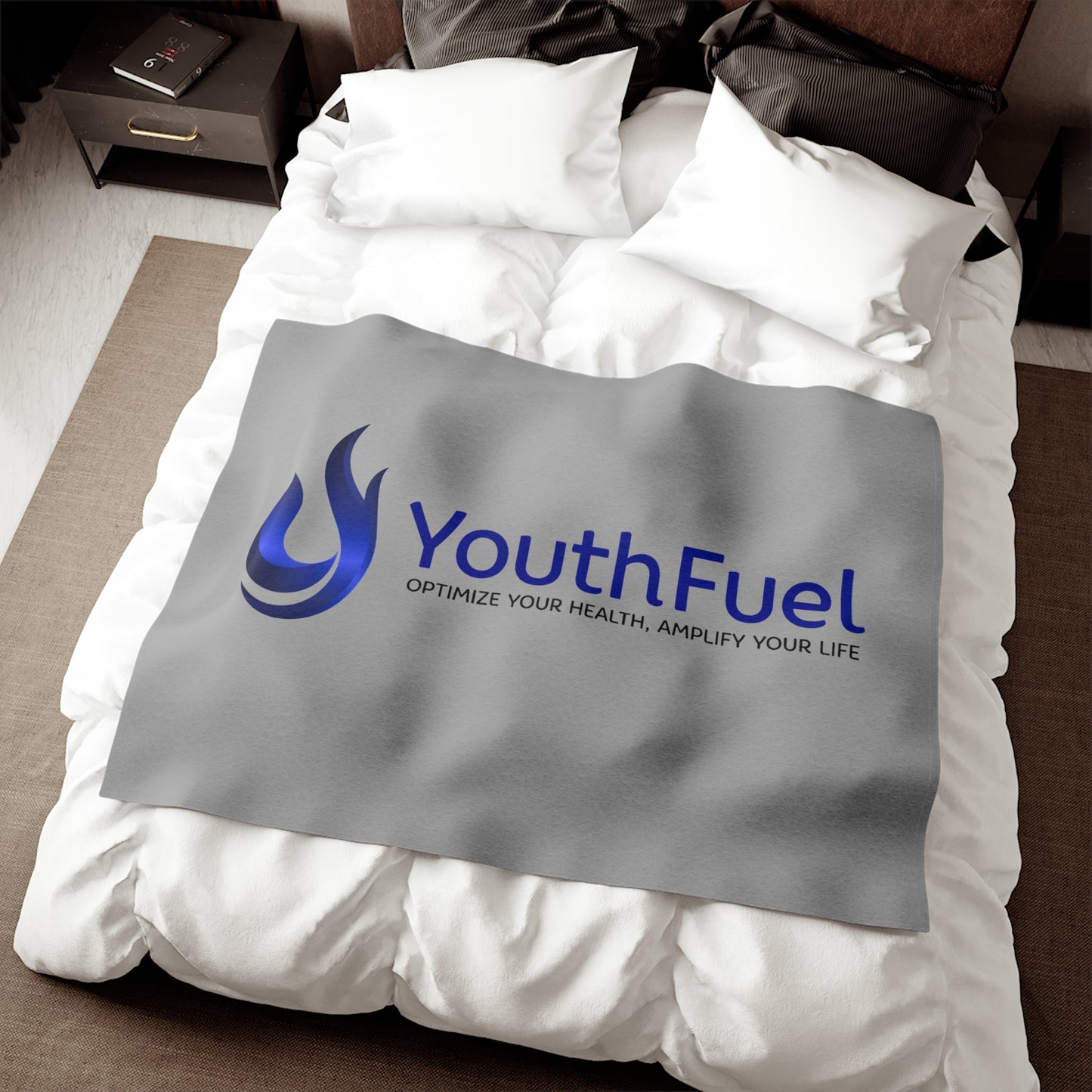 YouthFuel Cozy Sweatshirt Blanket - Optimize Your Health & Amplify Your Life