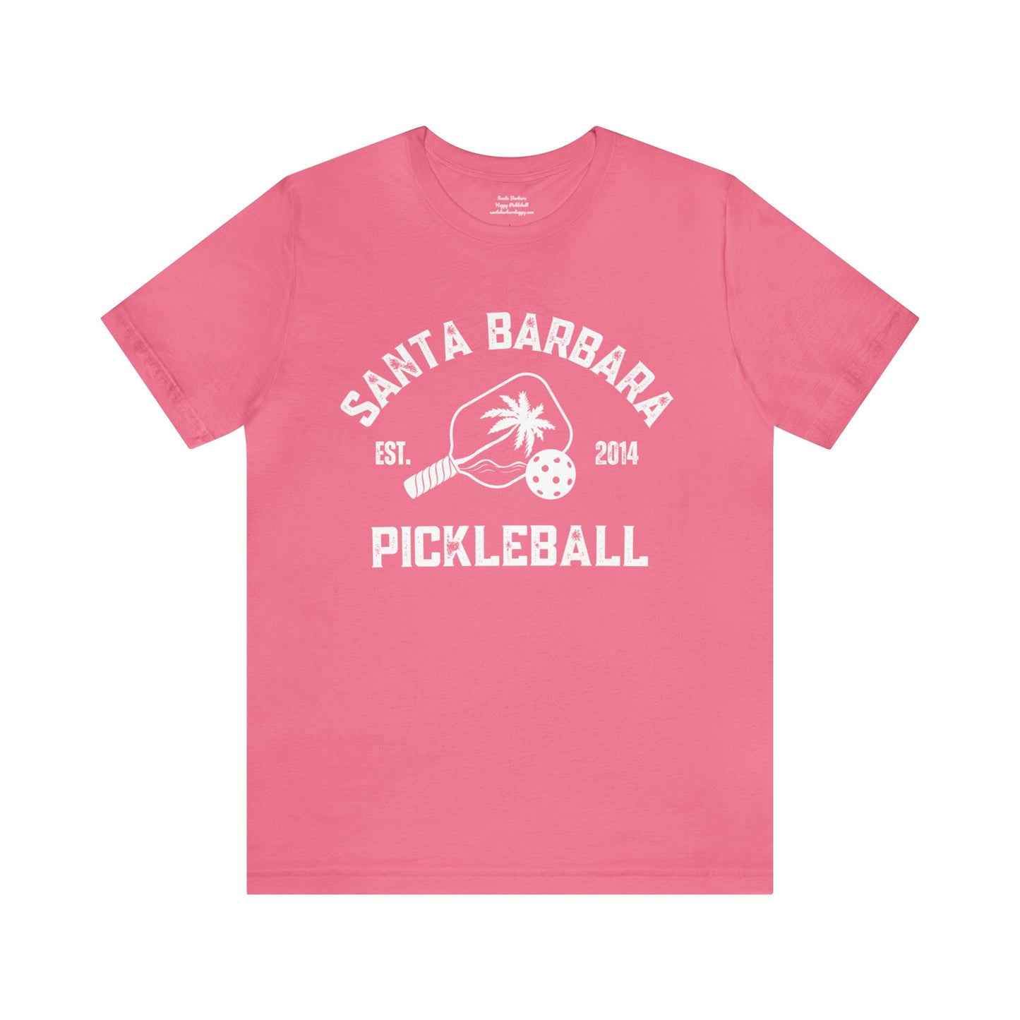 Santa Barbara Pickleball original - 2 day - Unisex 100% airline cotton Jersey Short Sleeve Tee