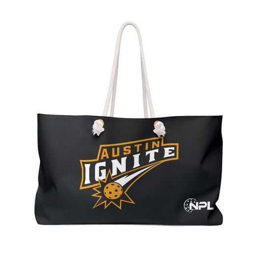 Austin Ignite NPL Team NO Stars Pickleball Weekender Bag - Customize Name