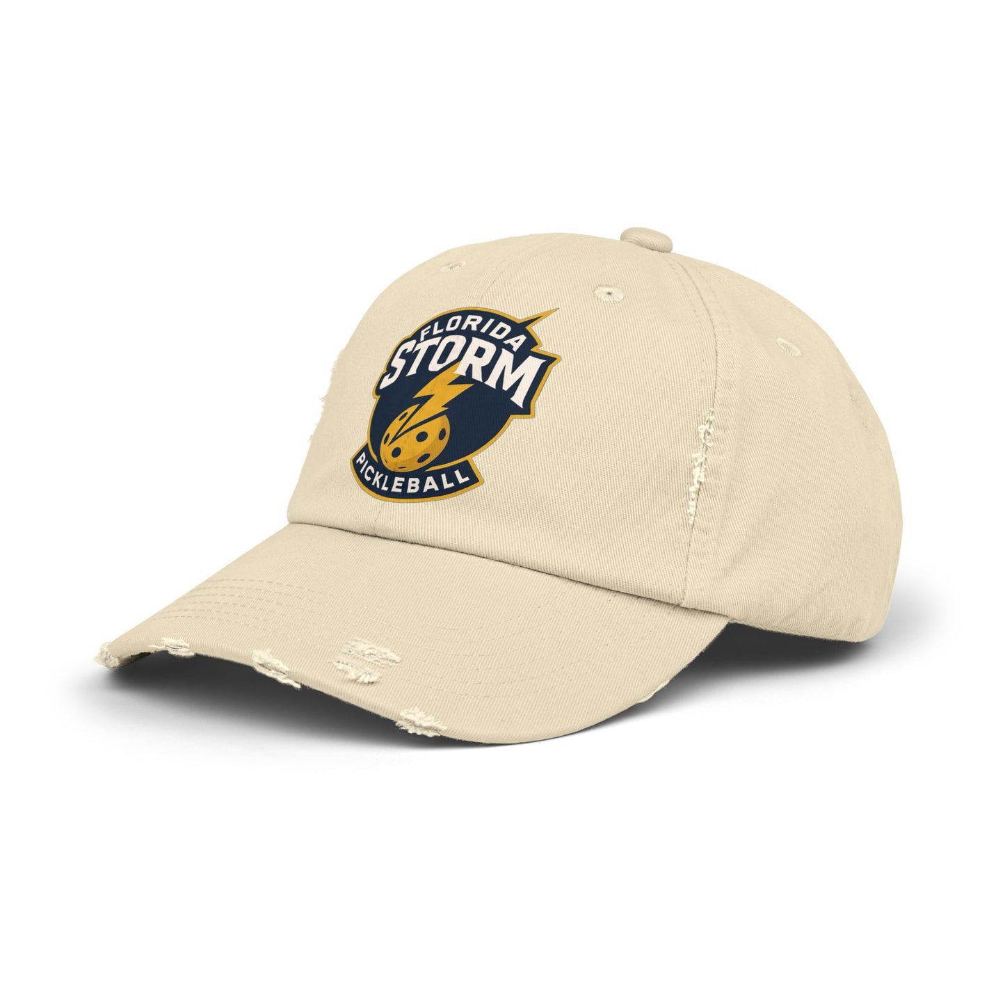 Florida Storm Unisex Distressed Hat - Printed large logo