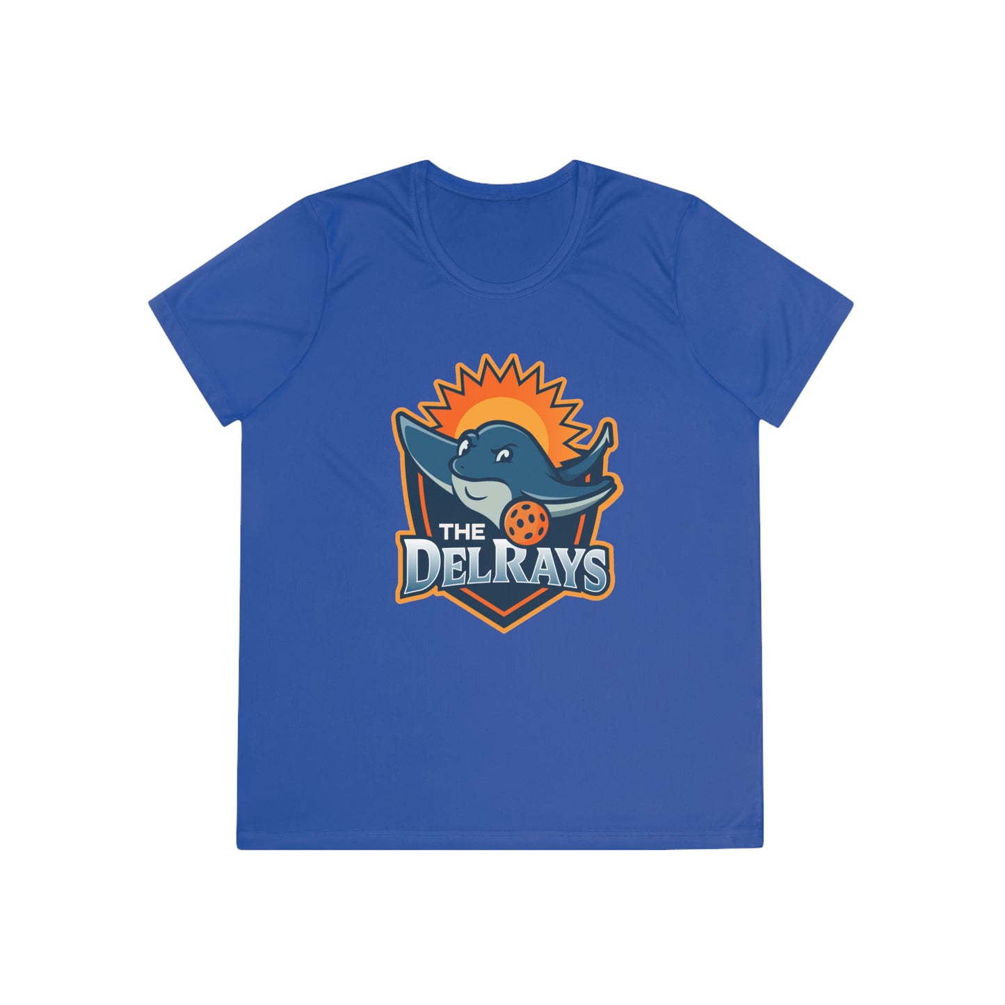 The Del Rays Ladies SPF 40 Sprt Tek Competitor Tee - Add name