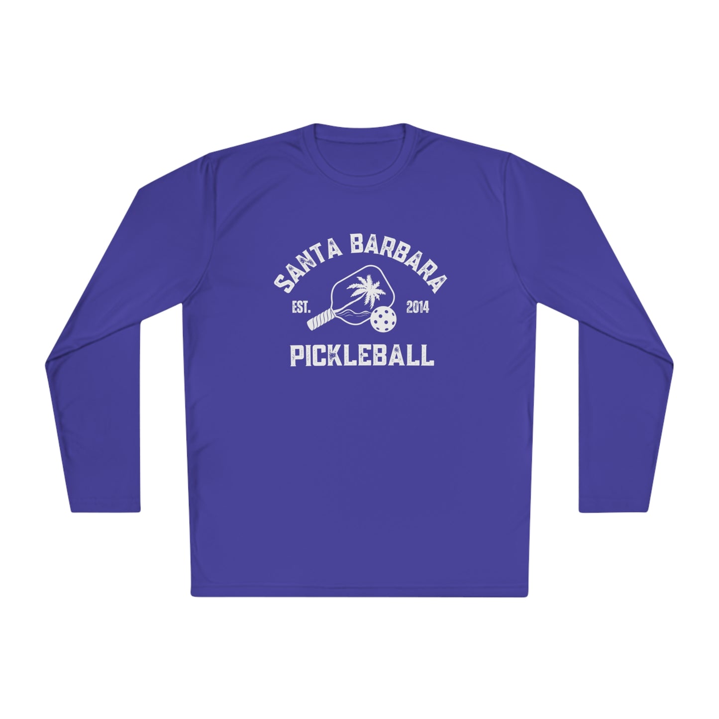 Santa Barbara Pickleball - Jewel Tones - Unisex moisture wicking spf 40 Lightweight Long Sleeve Tee