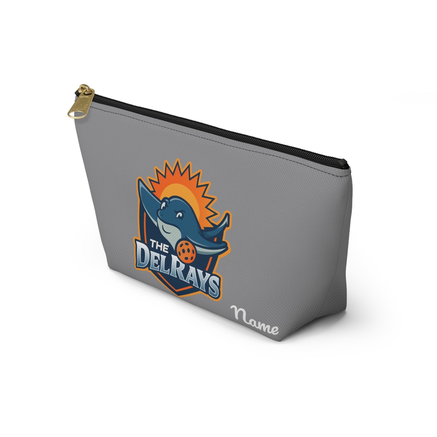 The Del Rays/US Legends Pickleball 2 sided logos -Personalized Accessory Pouch w T-bottom