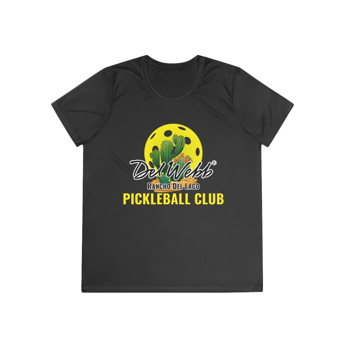 Del Webb Pickleball - Moisture Wicking, SPF 40, Ladies Competitor Tee