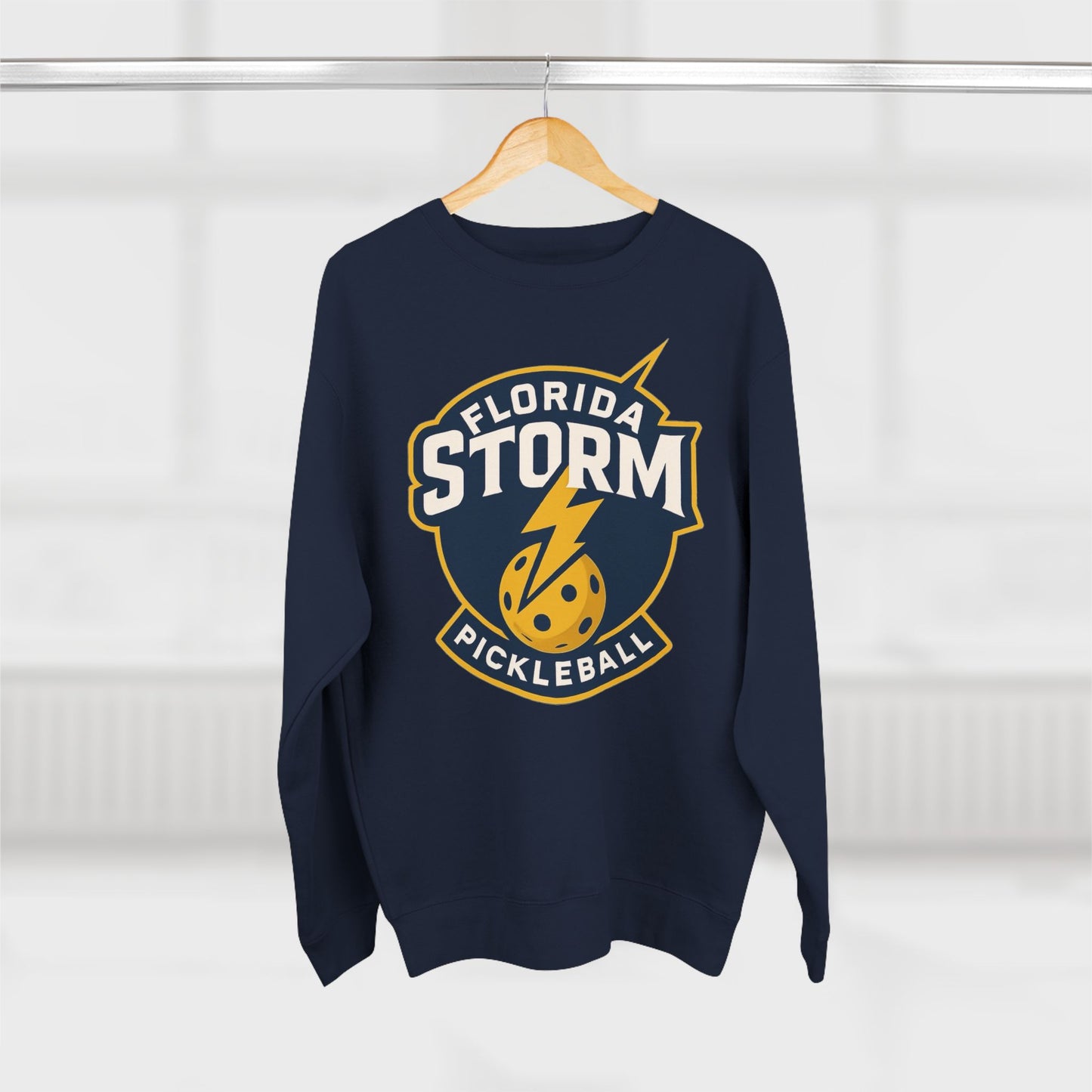 Florida Storm Unisex Crew- 2 sided (can personalize) warmer  80% cotton, 20% polyester