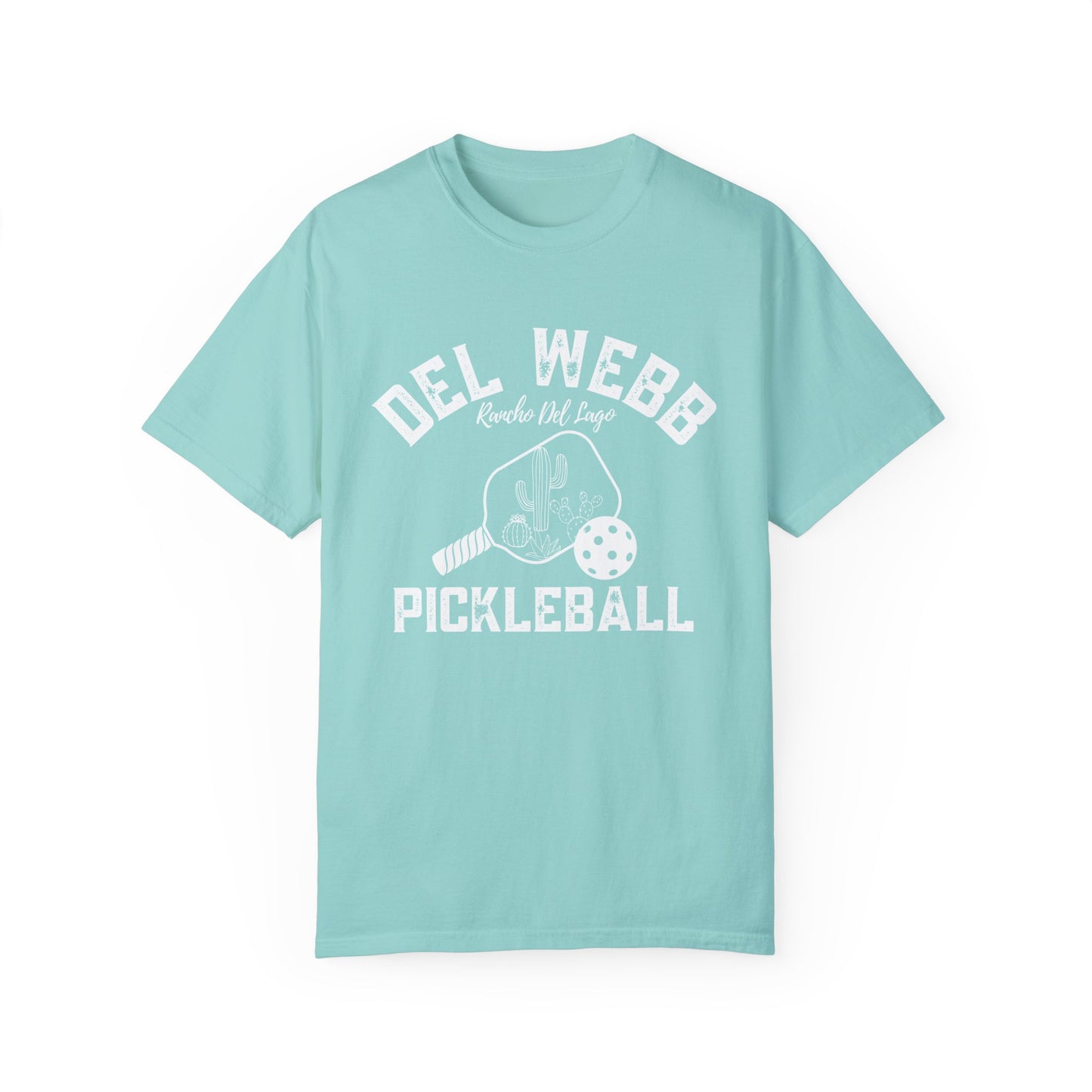 Del Webb Pickleball - Favorite Unisex Garment-Dyed T-shirt, Beachy Look