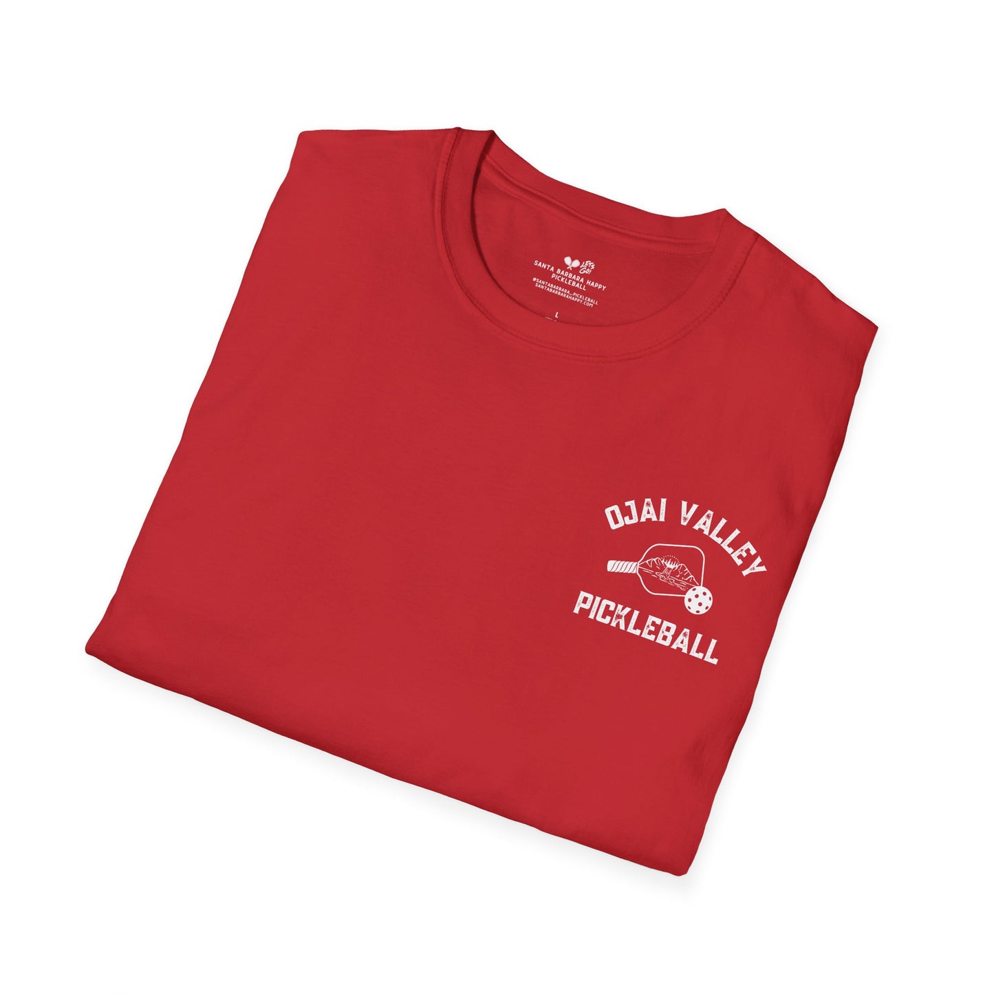 Ojai Valley Pickleball - Men’s Softstyle T-Shirt