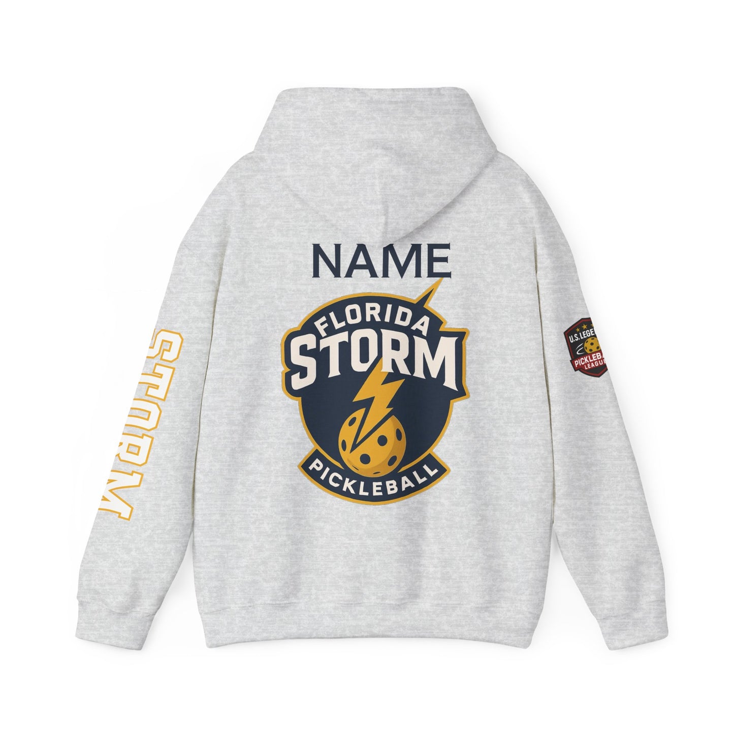 Florida Storm Pickleball Unisex Hoodie - Add name - optional US Legends logo sleeve