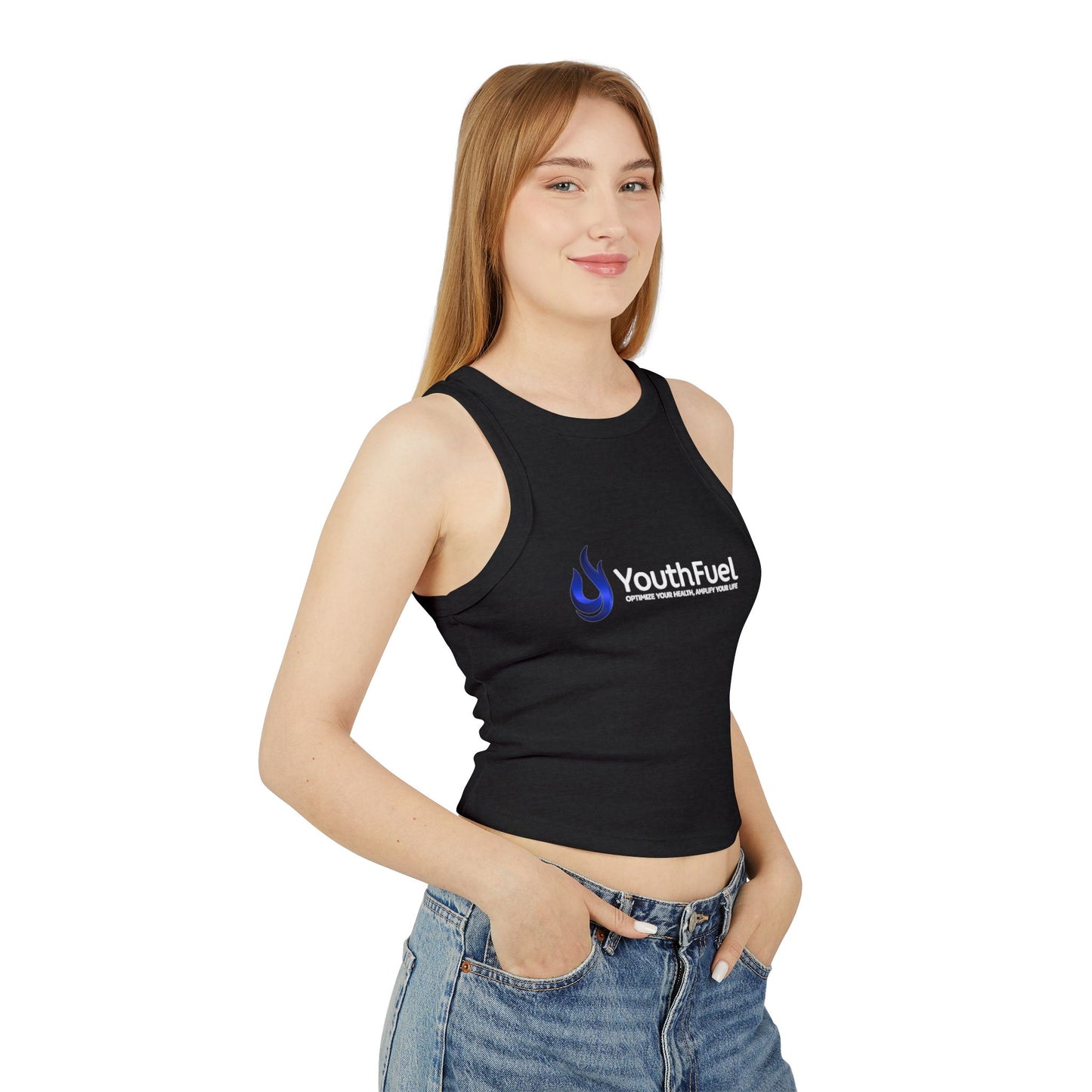 YouthFuel - Dark Colors- Women's Micro Rib Racer Tank Top