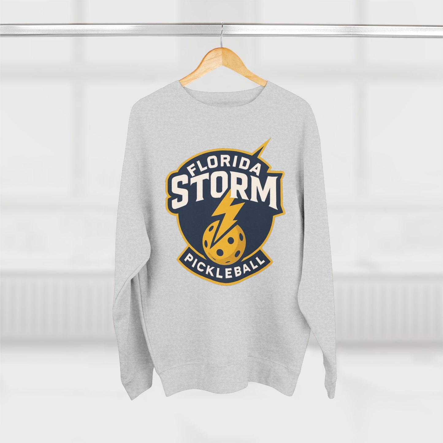 Florida Storm Unisex Crew- 2 sided (can personalize) warmer  80% cotton, 20% polyester