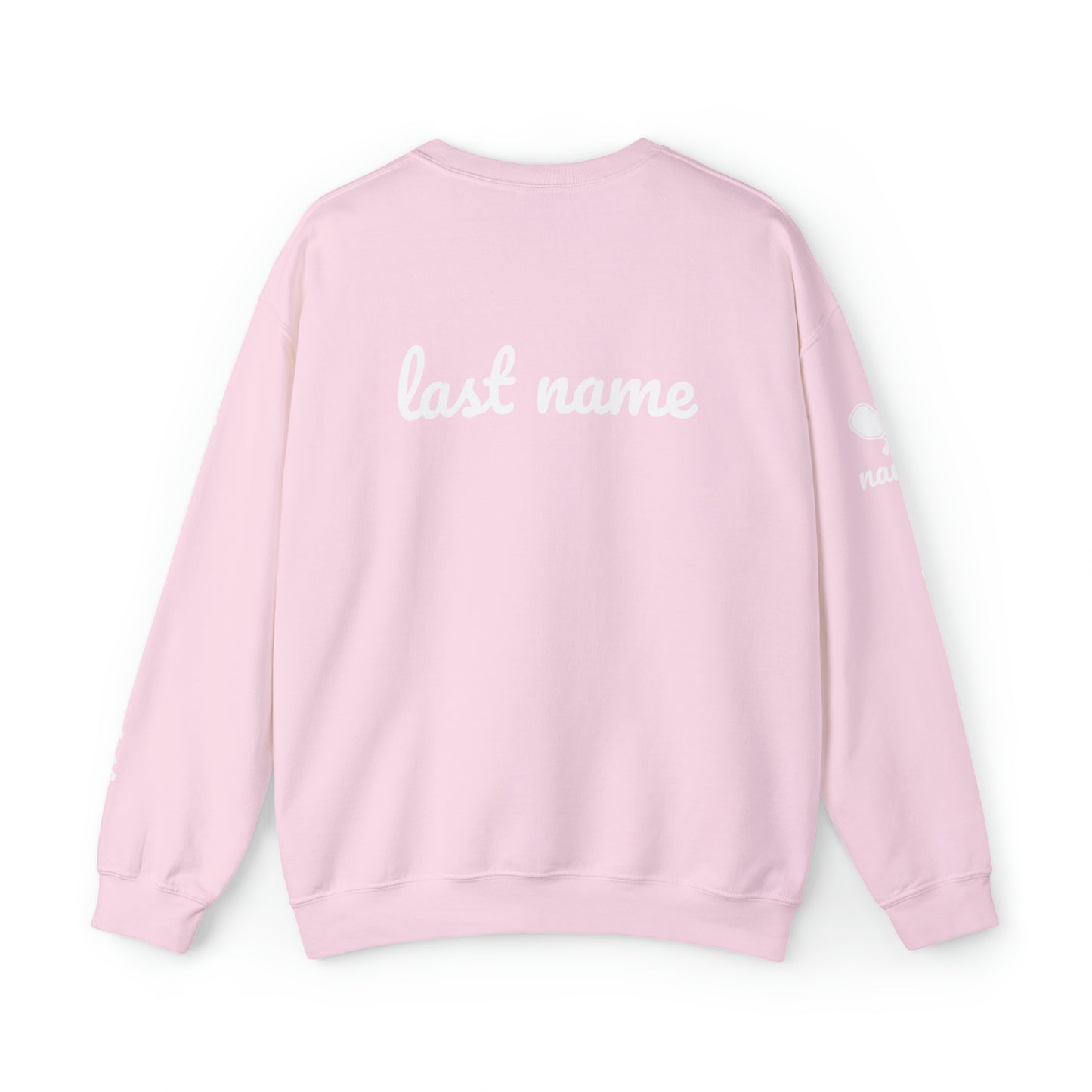 Customize my PINK 4 sided Crew - Please put customization in notes section