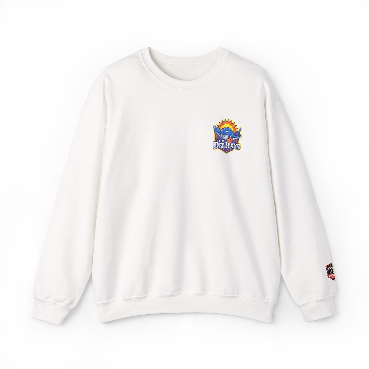 The Del Rays Unisex Embroidered Left Chest, Cuff only Crew