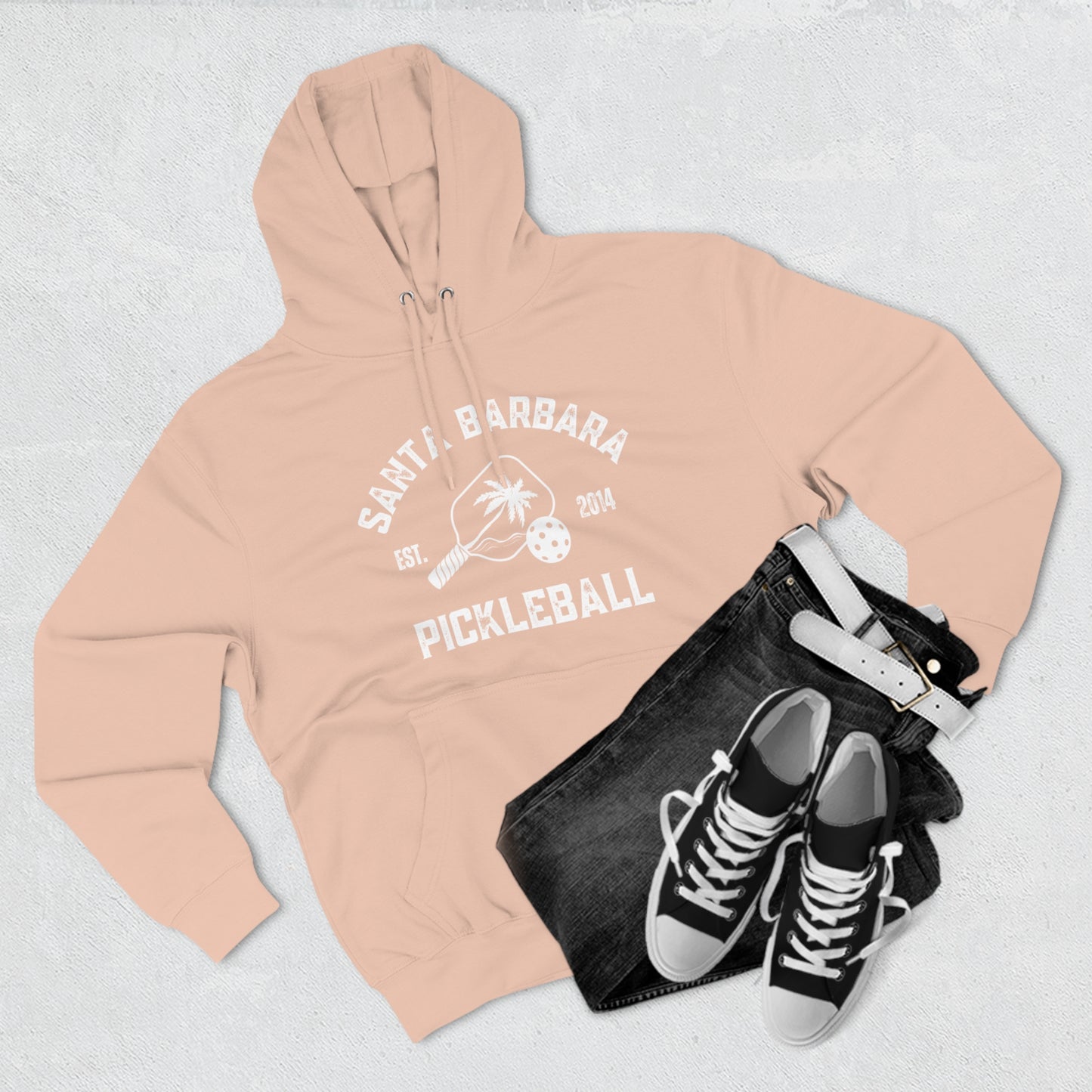 Santa Barbara Pickleball Plush Hoodie