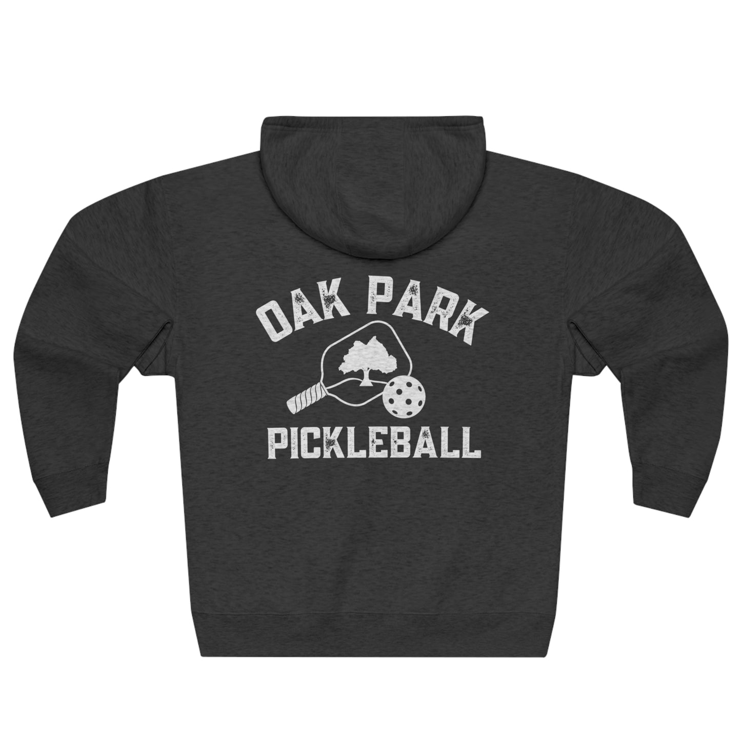 Oak Park Pickleball - Full Zip Hoodie - Collegiate Colors