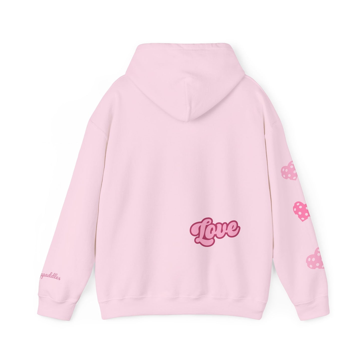 Kara’s Pickleball Retro Hoodie -#tappaddles on sleeve (or your name)
