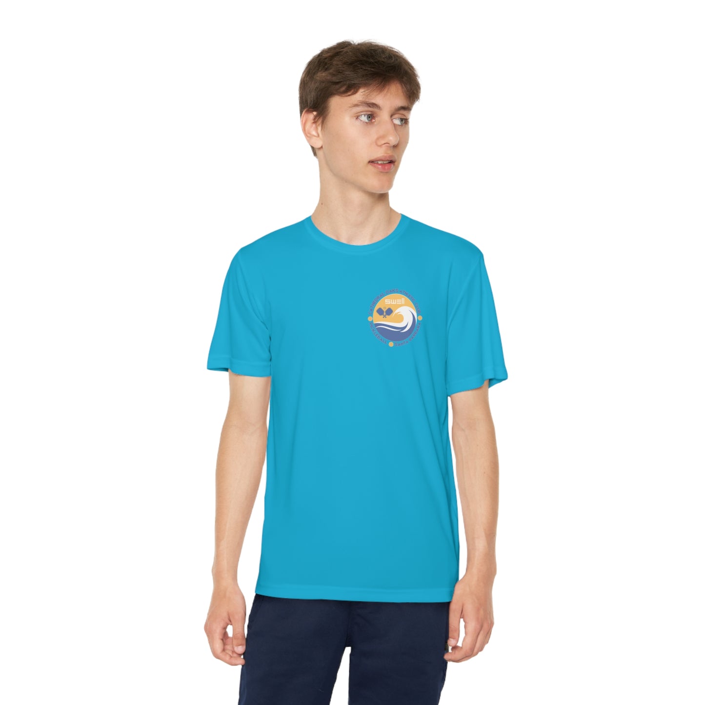 Cathedral Oaks - SWELL - Pickleball -Youth Competitor Tee - can add name