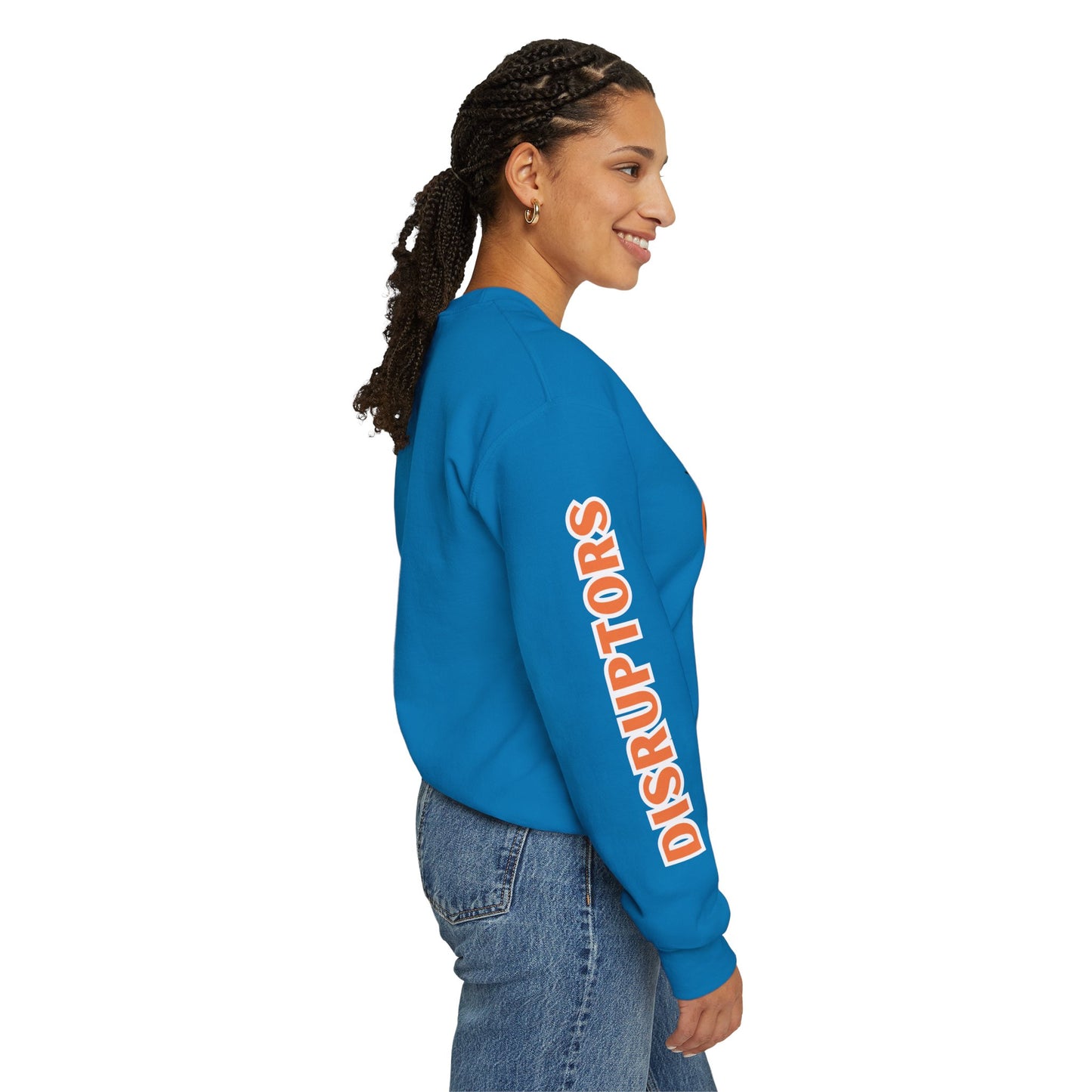 Detroit Disruptors Unisex Crew -Customize Sleeve or Back w/ Name- (add in instructions)