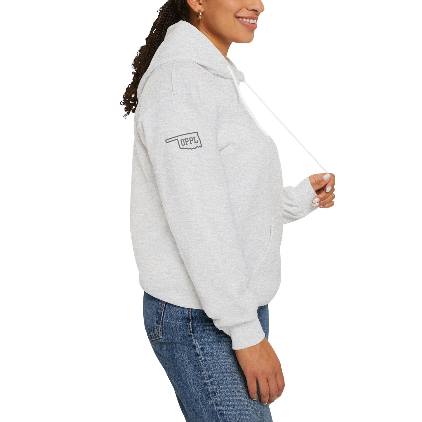 OPPL Unisex Heavy Blend™ Hoodie - (Blank Back) White/Pastels