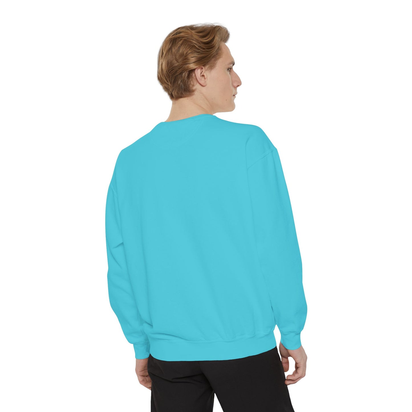 PICKLE Tree Medium Weight Unisex Garment Dyed Collegiate Crew - can custom,I’ve back