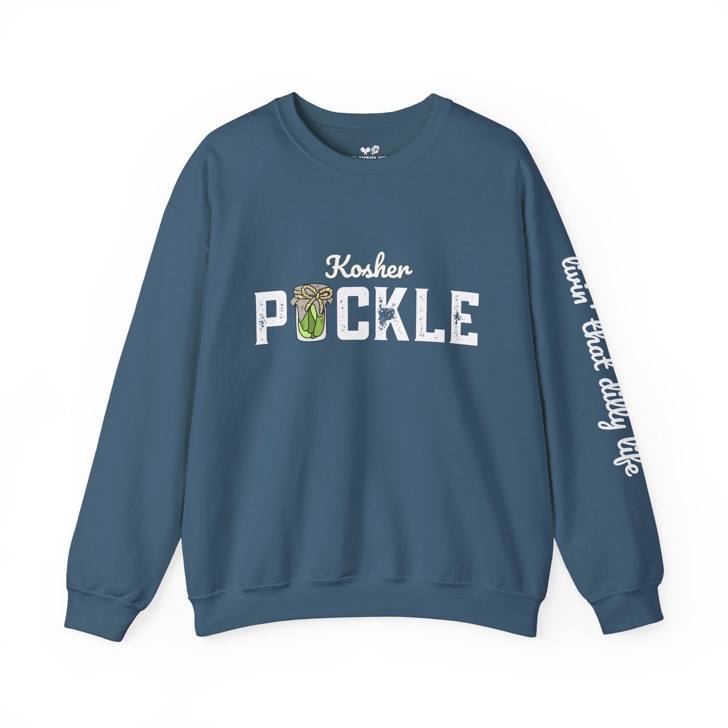 PICKLE Kosher Crew 50/50 Plush/Unisex - can customize sleeve w/ name