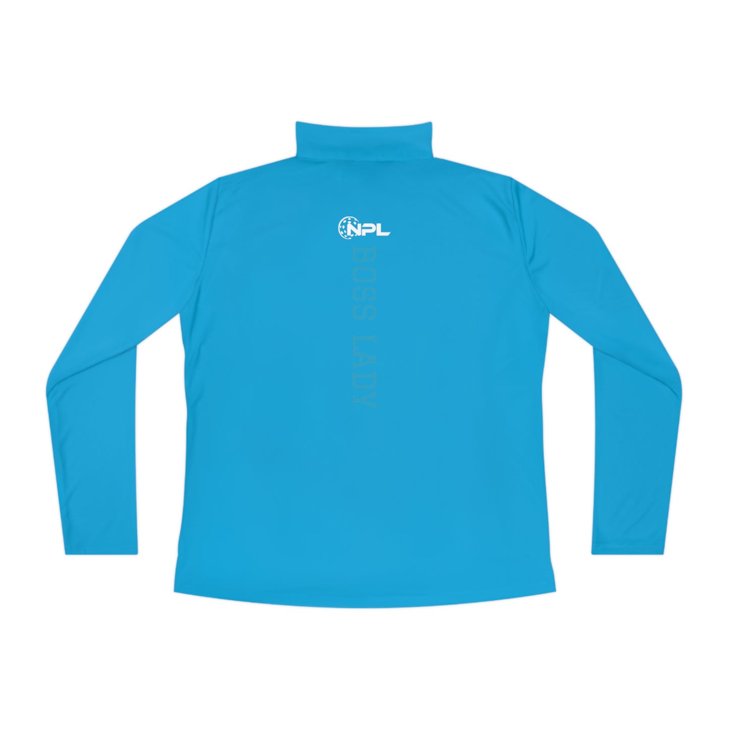 OKC Punishers NPL - Ladies Cut -SPF 40, Moisture Wicking, Quarter-Zip Pullover - customize